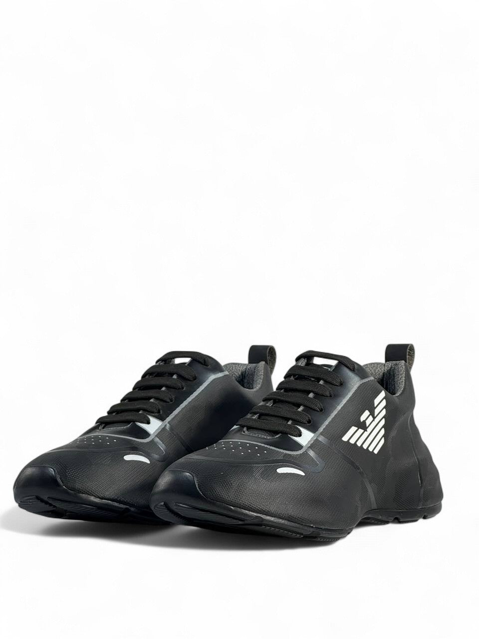 🖤 Emporio Armani Black Eagle Sneakers | Sleek Sporty Luxury Trainers 👟✨