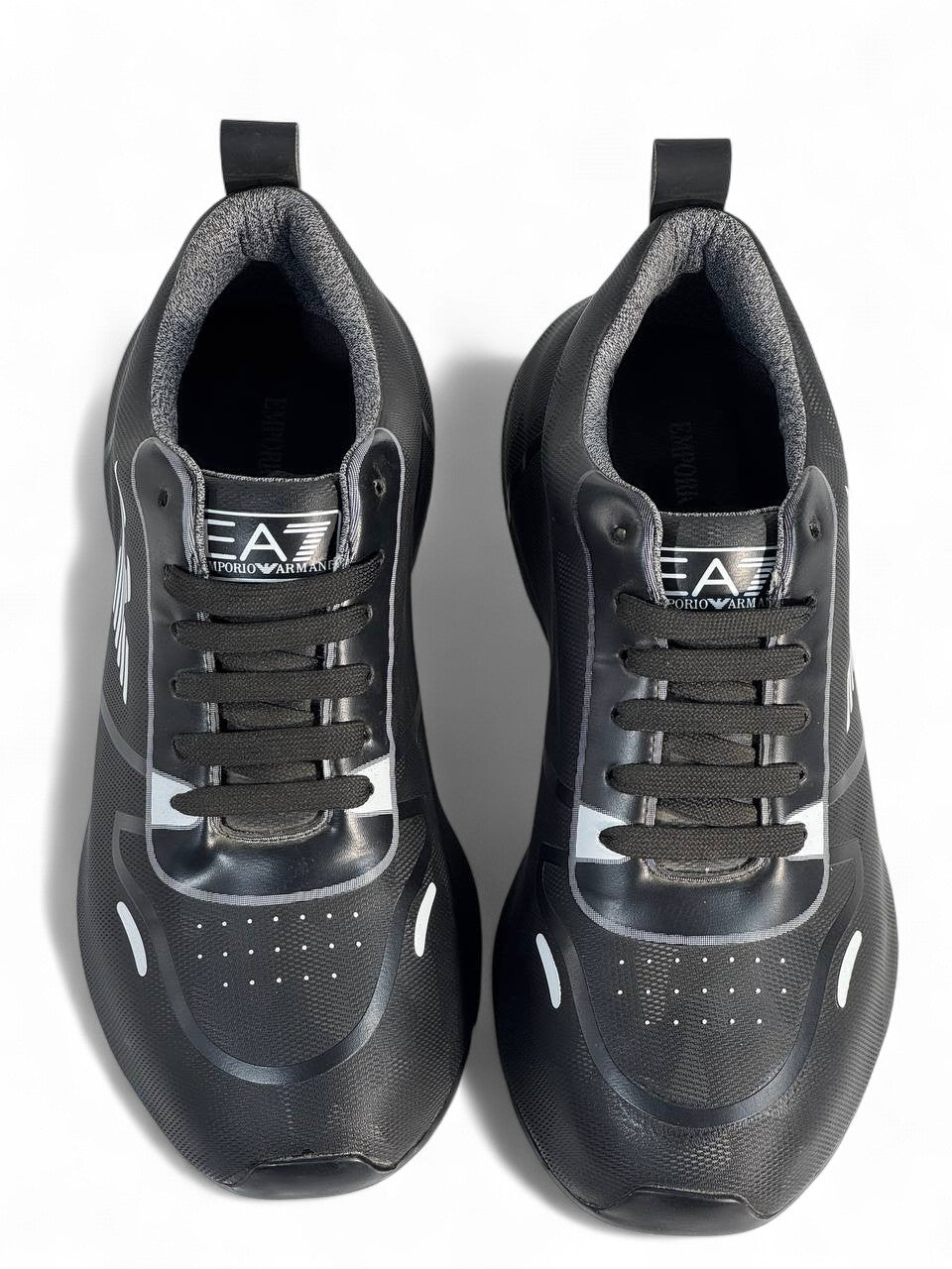 🖤 Emporio Armani Black Eagle Sneakers | Sleek Sporty Luxury Trainers 👟✨