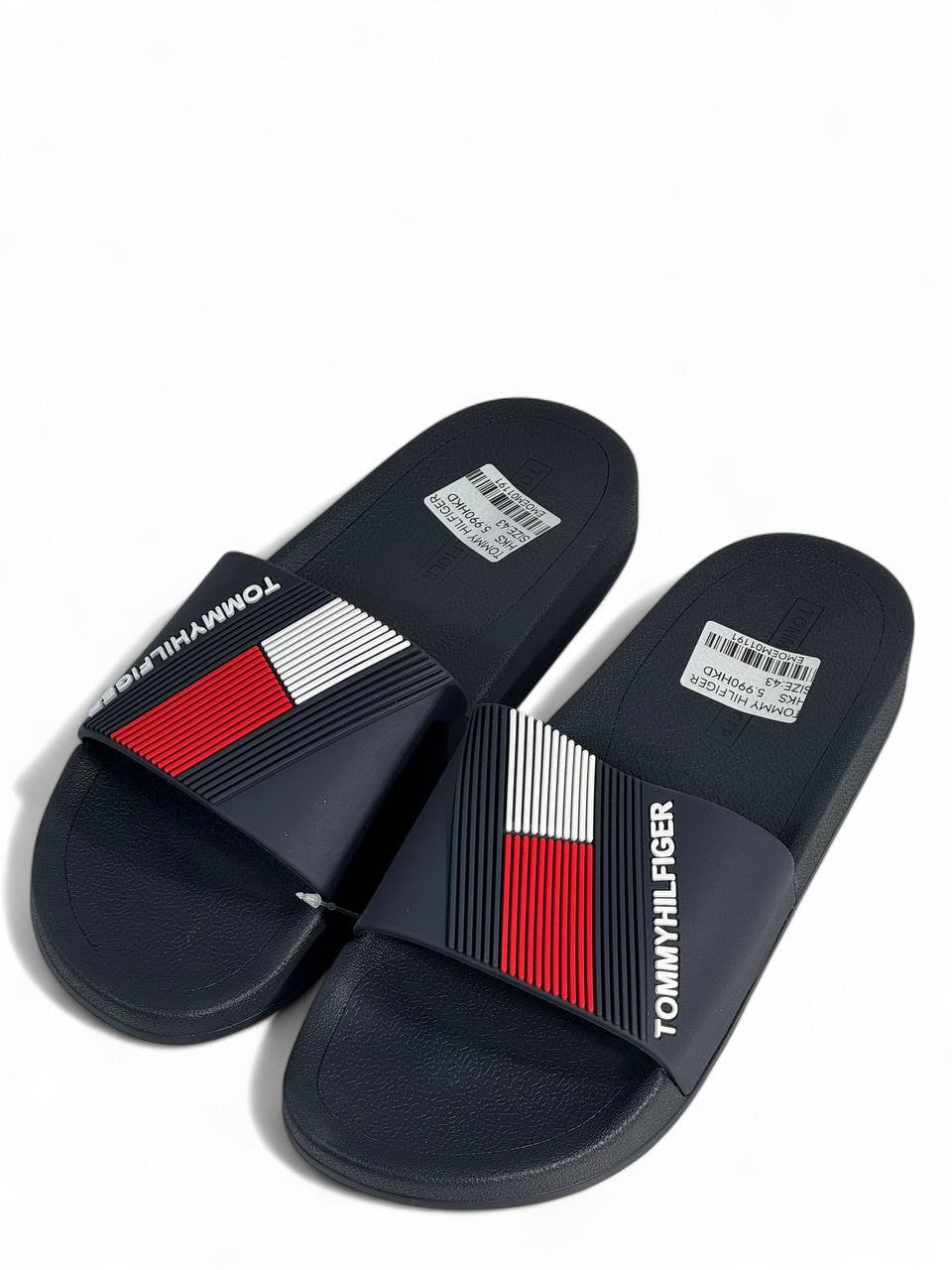 Tommy Hilfiger Navy Slides 🇺🇸 | Iconic Comfort & Style