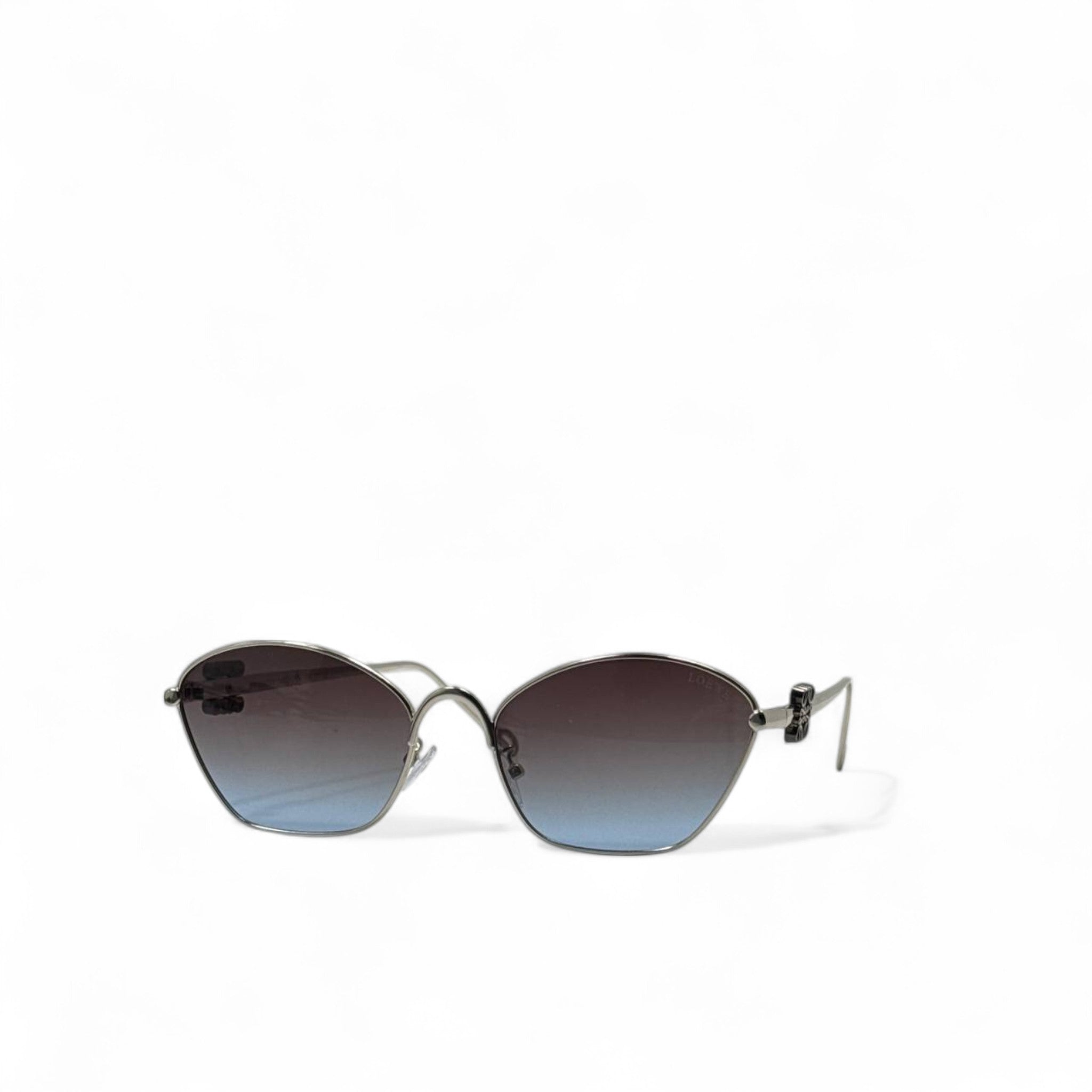 Loewe Gradient Cat-Eye Metal Sunglasses 💙 | Elegant Designer Eyewear