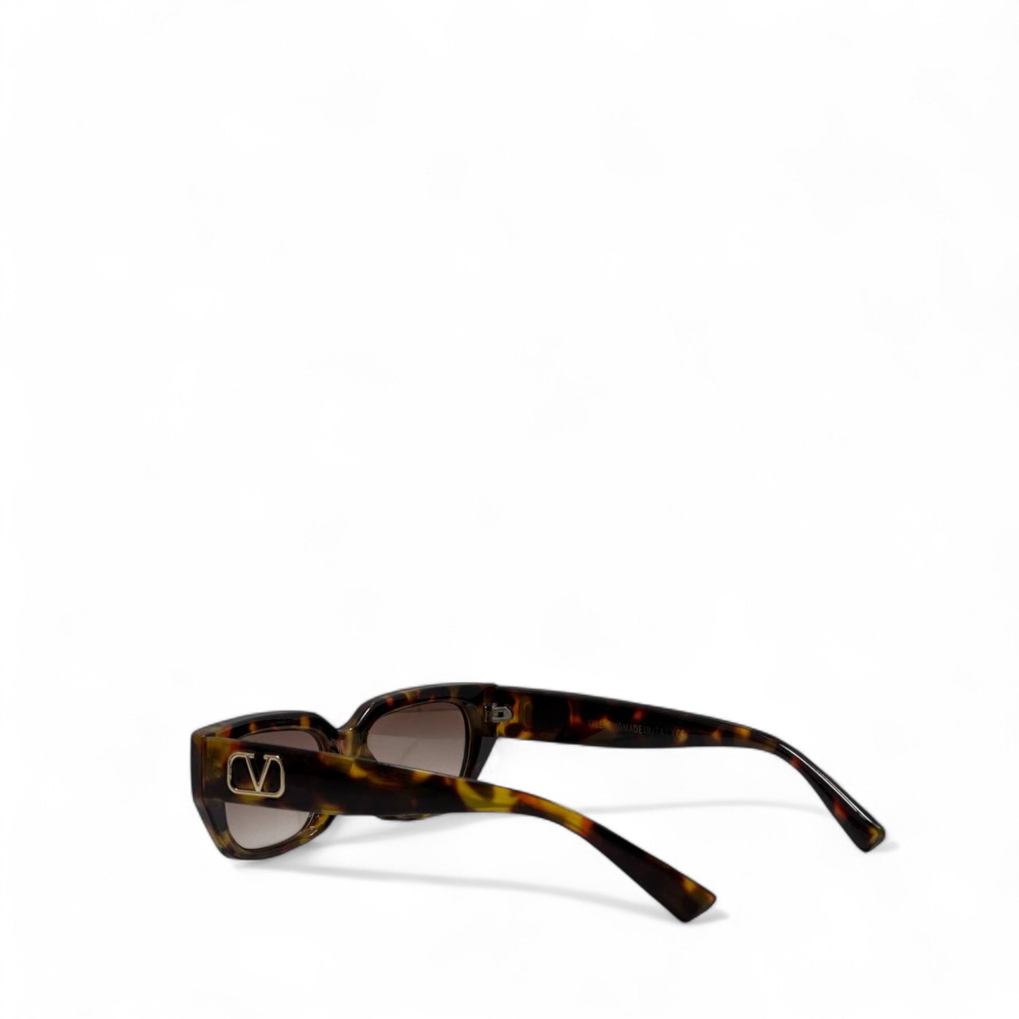 Valentino VLogo Sunglasses 🐆 | Tortoiseshell Frame with Brown Gradient Lenses
