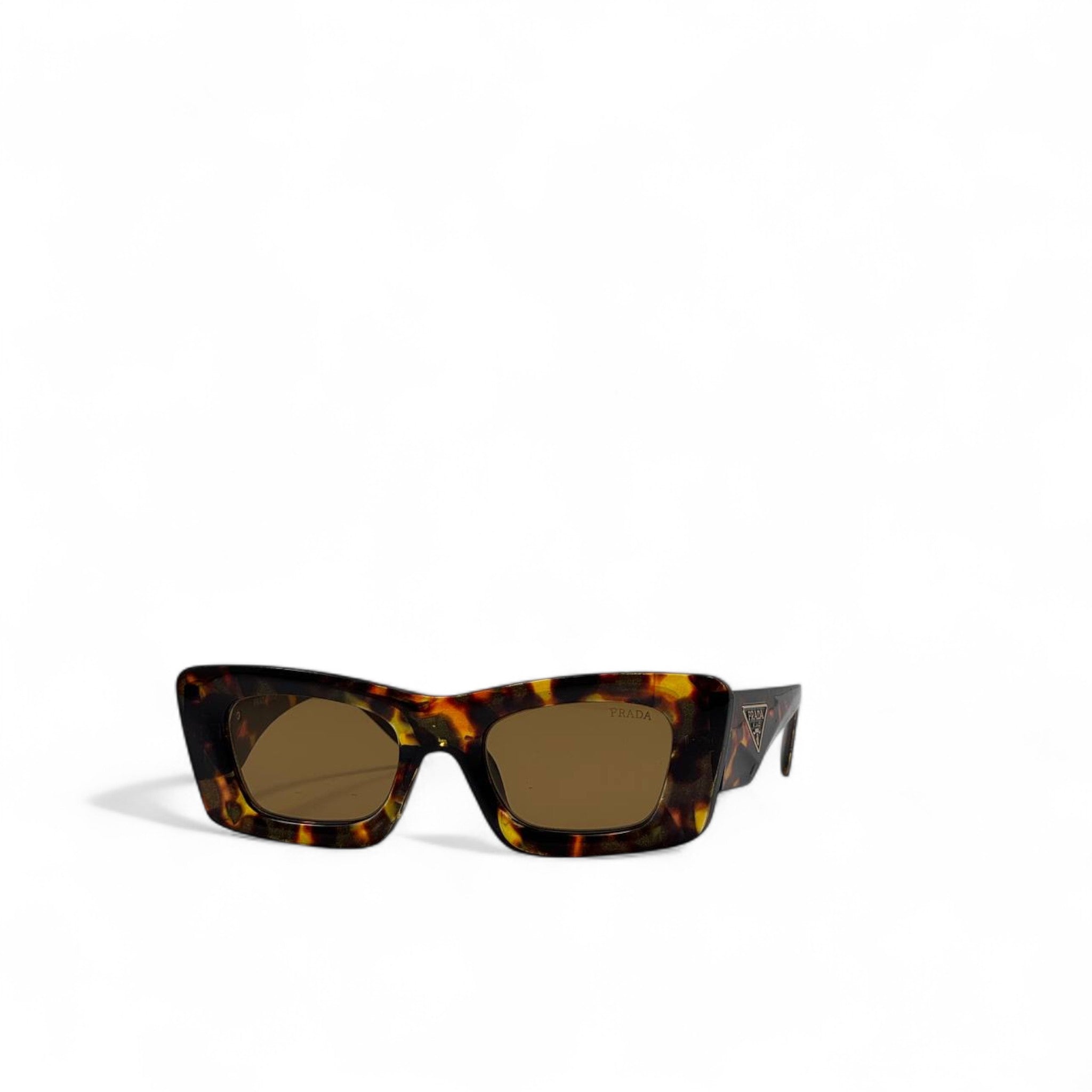 Prada Tortoiseshell Bold Frame Sunglasses 🐆 | Vintage Square Look