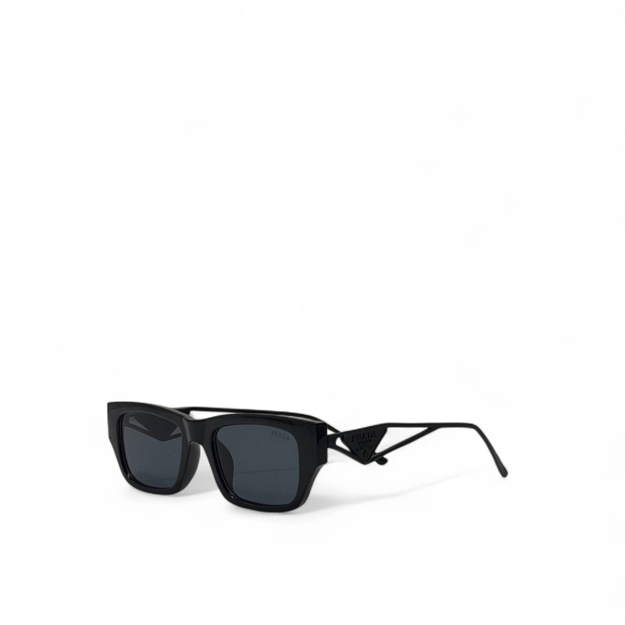 Prada Black Geometric Sunglasses 🖤 | Futuristic Luxe Edge