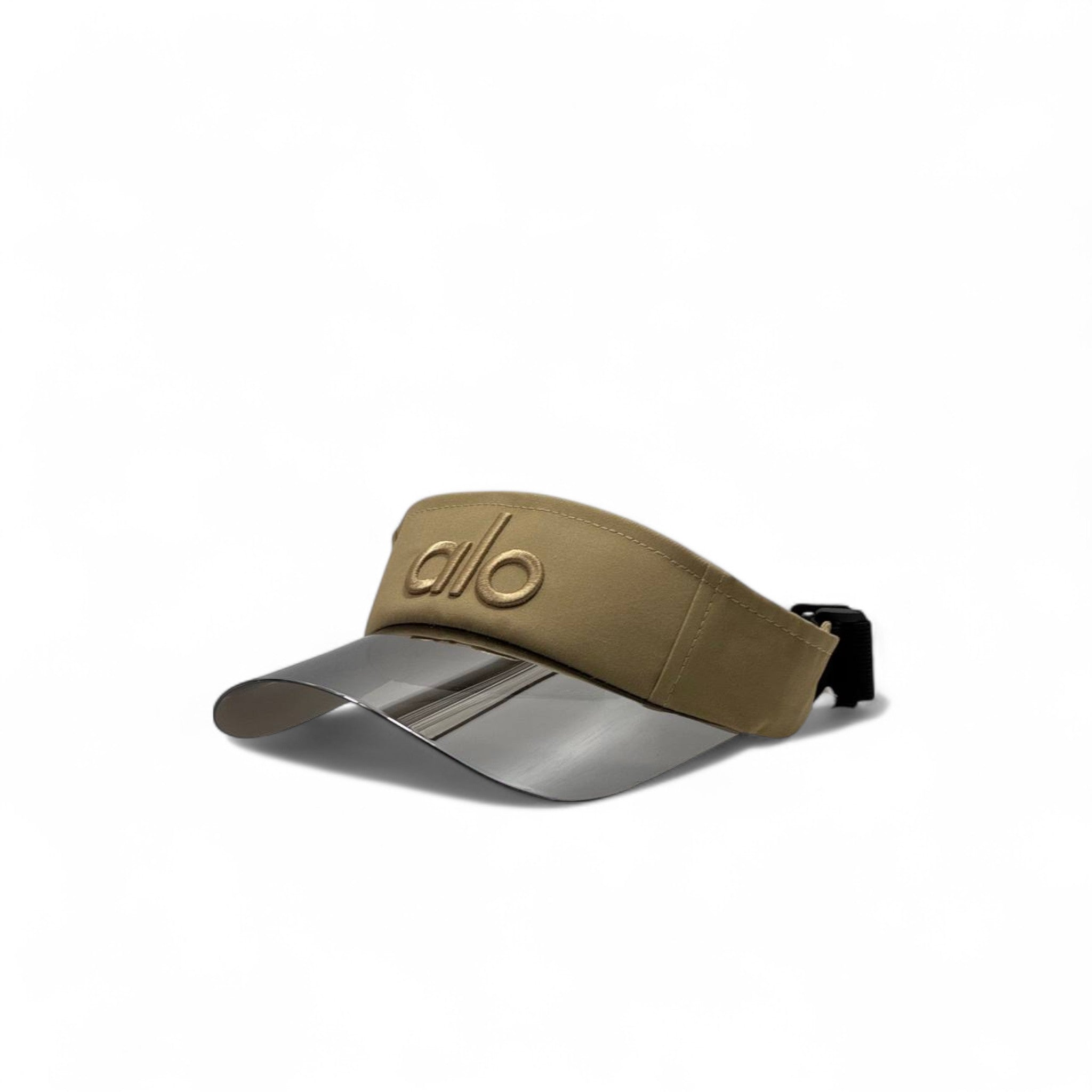 Alo Yoga Iridescent Visor Cap – Sand Beige Edition with Box 🏖️✨