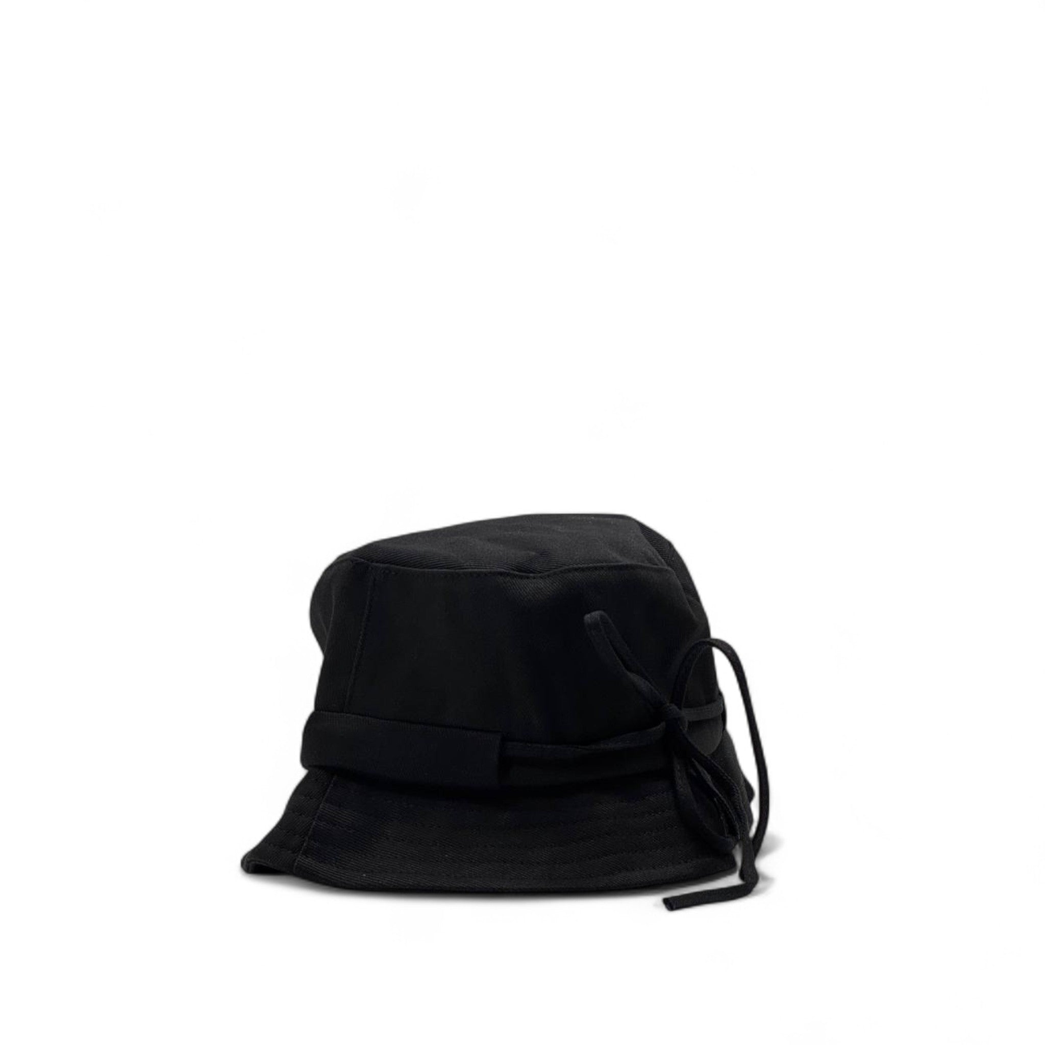 Jacquemus Black Bucket Hat with Box โ Modern Luxe Essential ๐ค๐งณ