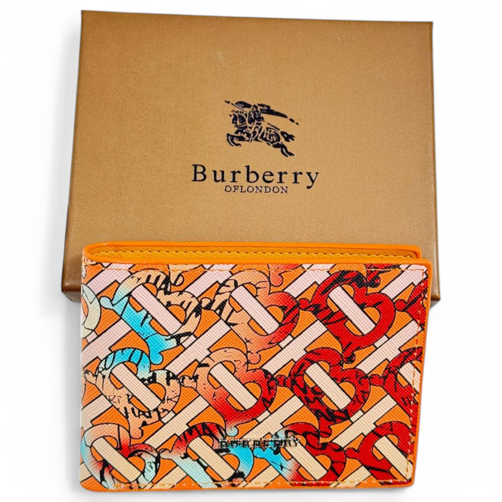 Burberry Graffiti Monogram Wallet – Limited Edition Street Art Style
