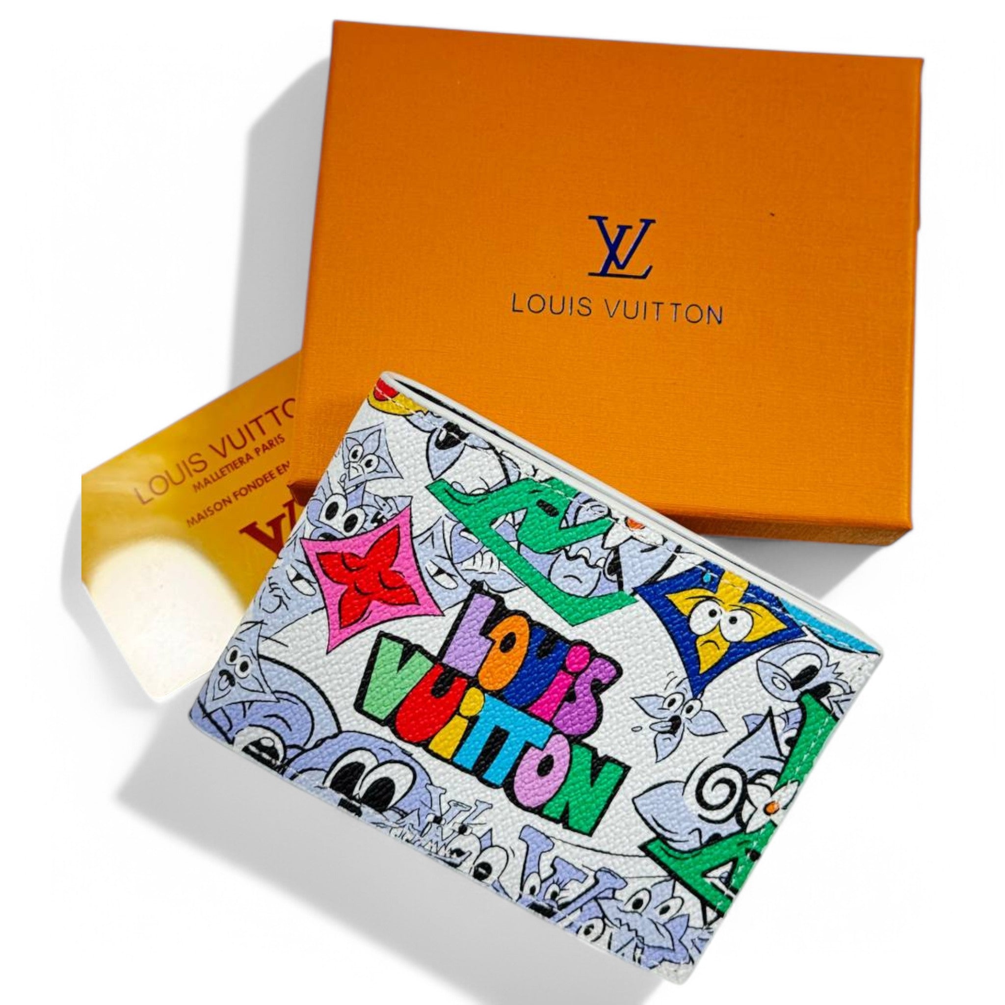 Louis Vuitton Graffiti Cartoon Wallet – Limited Edition
