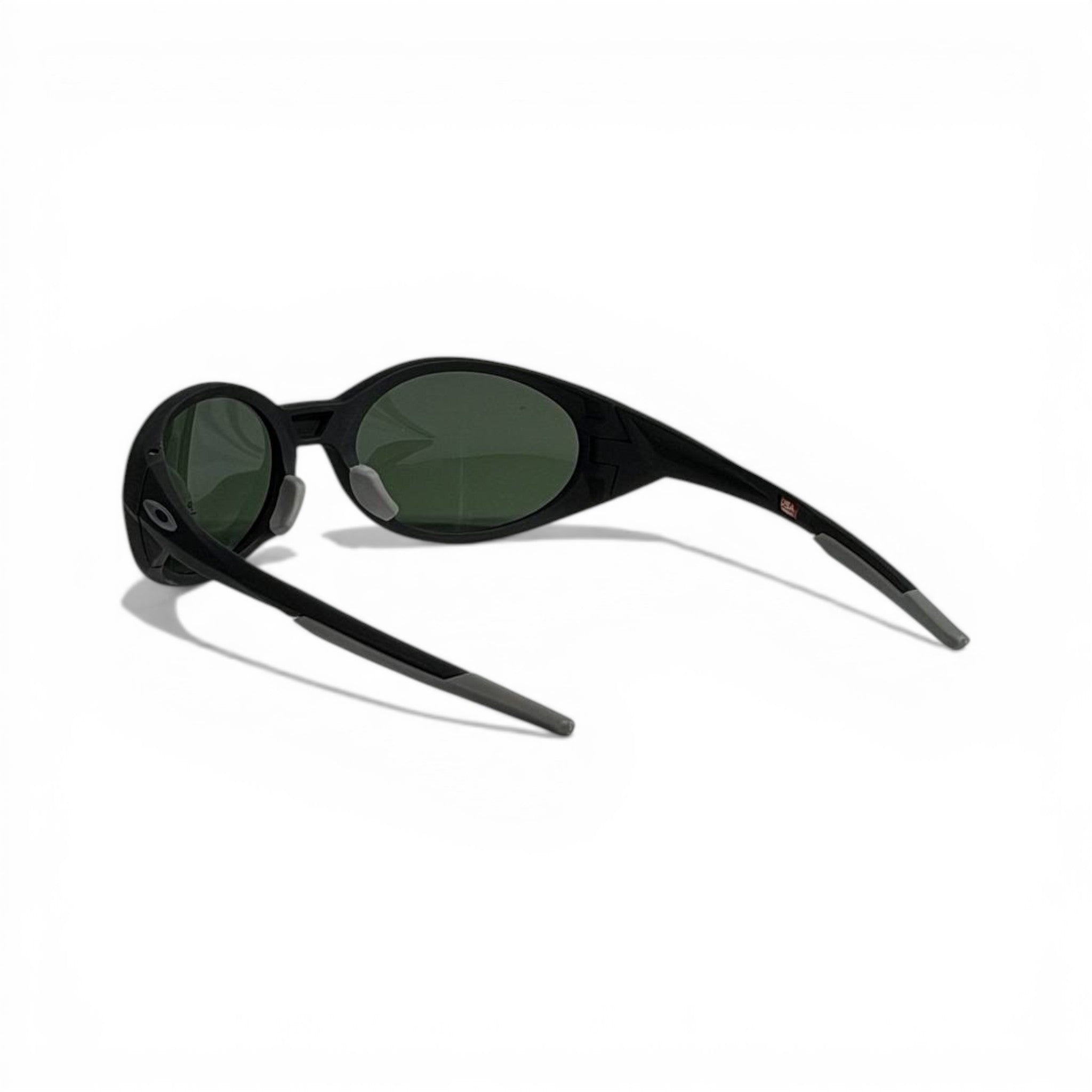 Oakley Polarized Oval Sunglasses – Black Green Lens Performance Edition 🕶️⚡