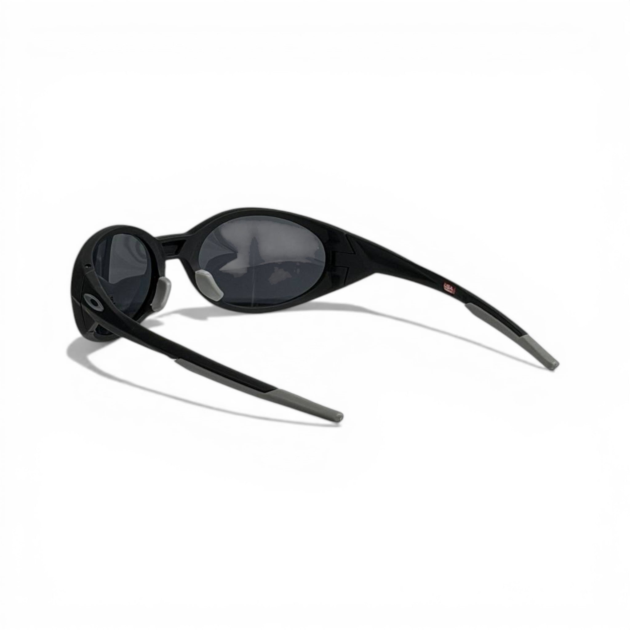 Oakley Polarized Oval Sunglasses – All Black Stealth Edition 🕶️⚡