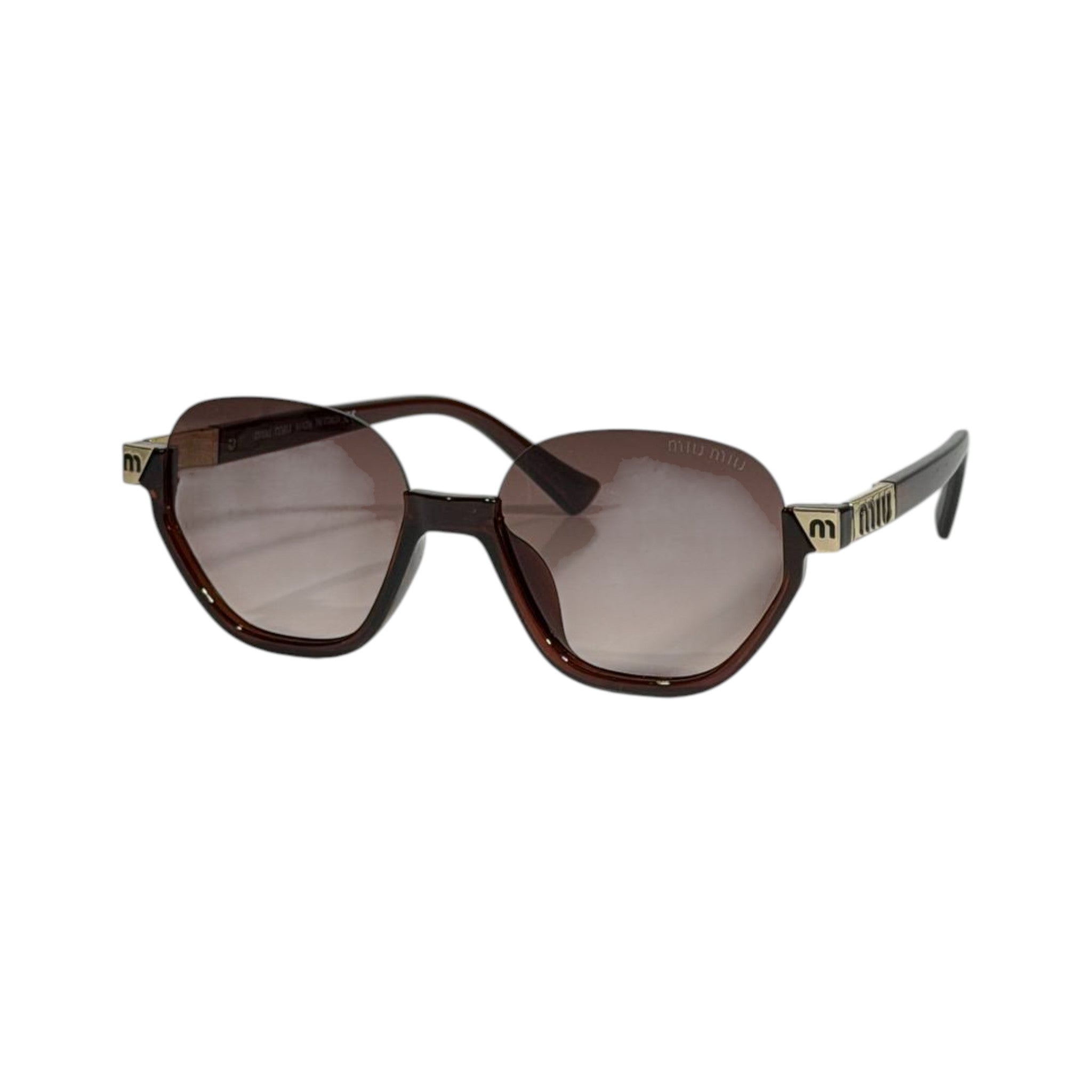 Miu Miu Luxe Oversized Brown Sunglasses 🤎✨ Chic Designer Statement Eyewear