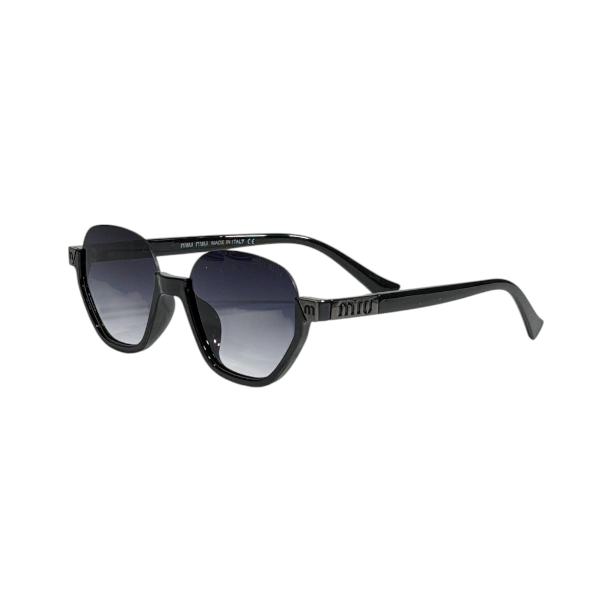 Miu Miu Luxe Oversized Black Aviator Sunglasses 🖤✨ Bold Designer Glam Eyewear