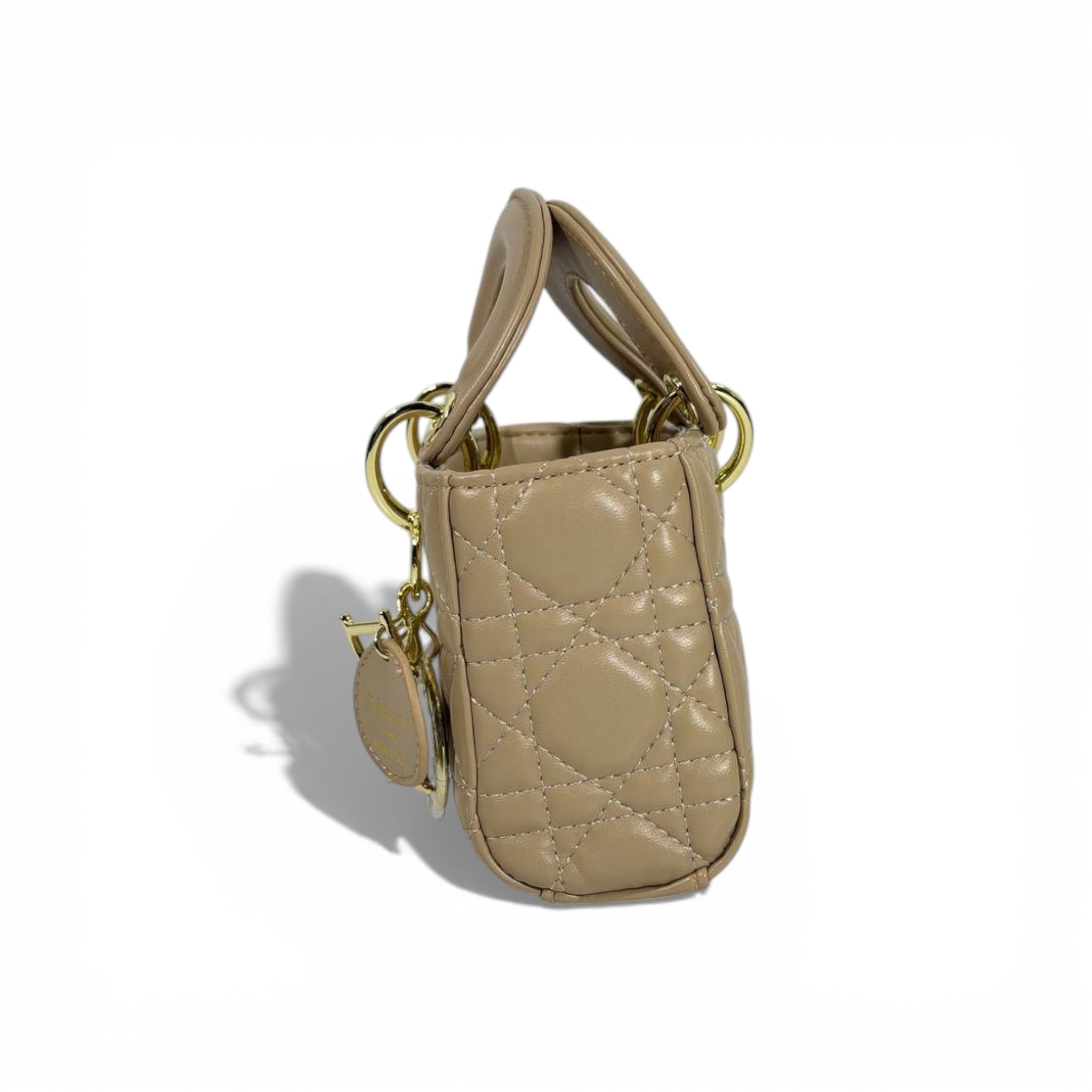 👜 Dior Lady Dior Mini Beige Bag – Iconic Elegance in a Timeless Silhouette ✨