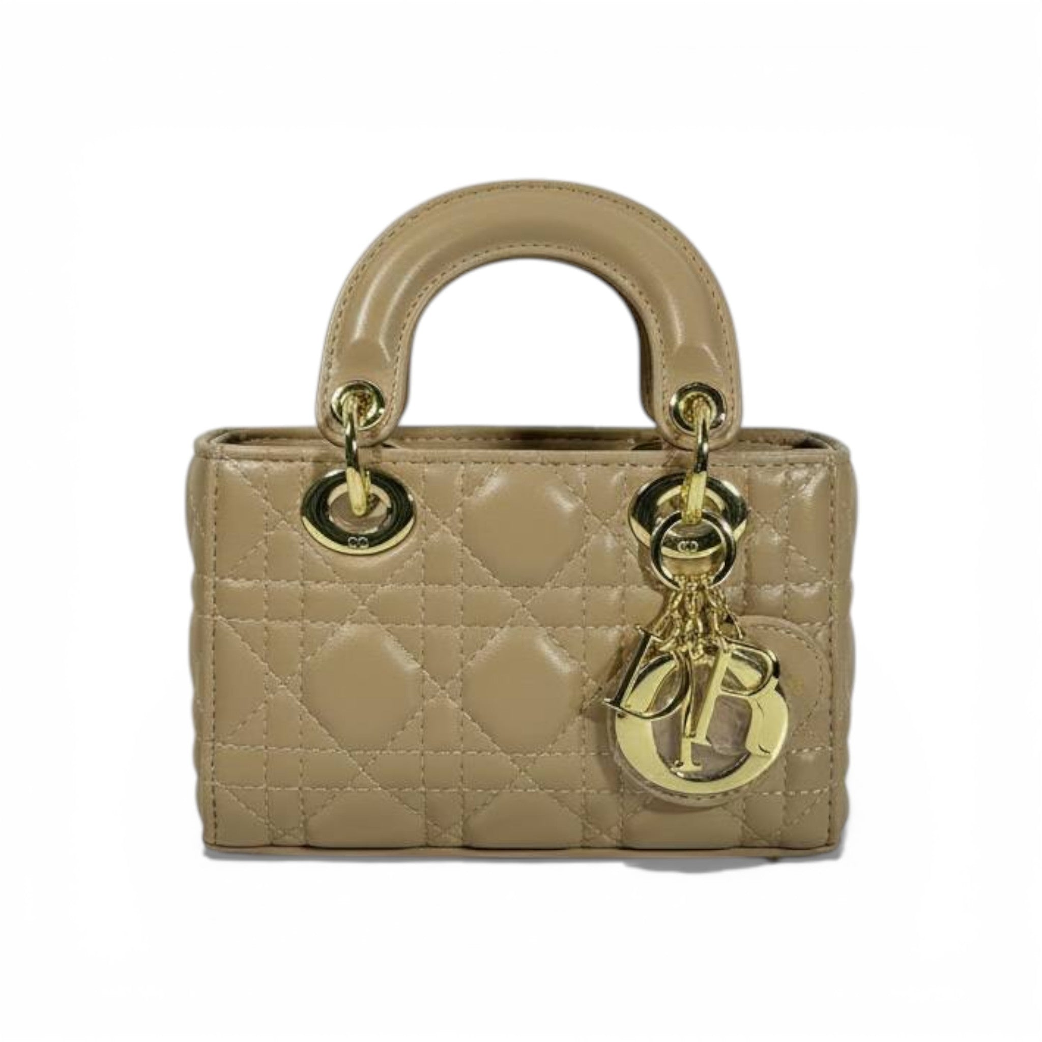👜 Dior Lady Dior Mini Beige Bag – Iconic Elegance in a Timeless Silhouette ✨