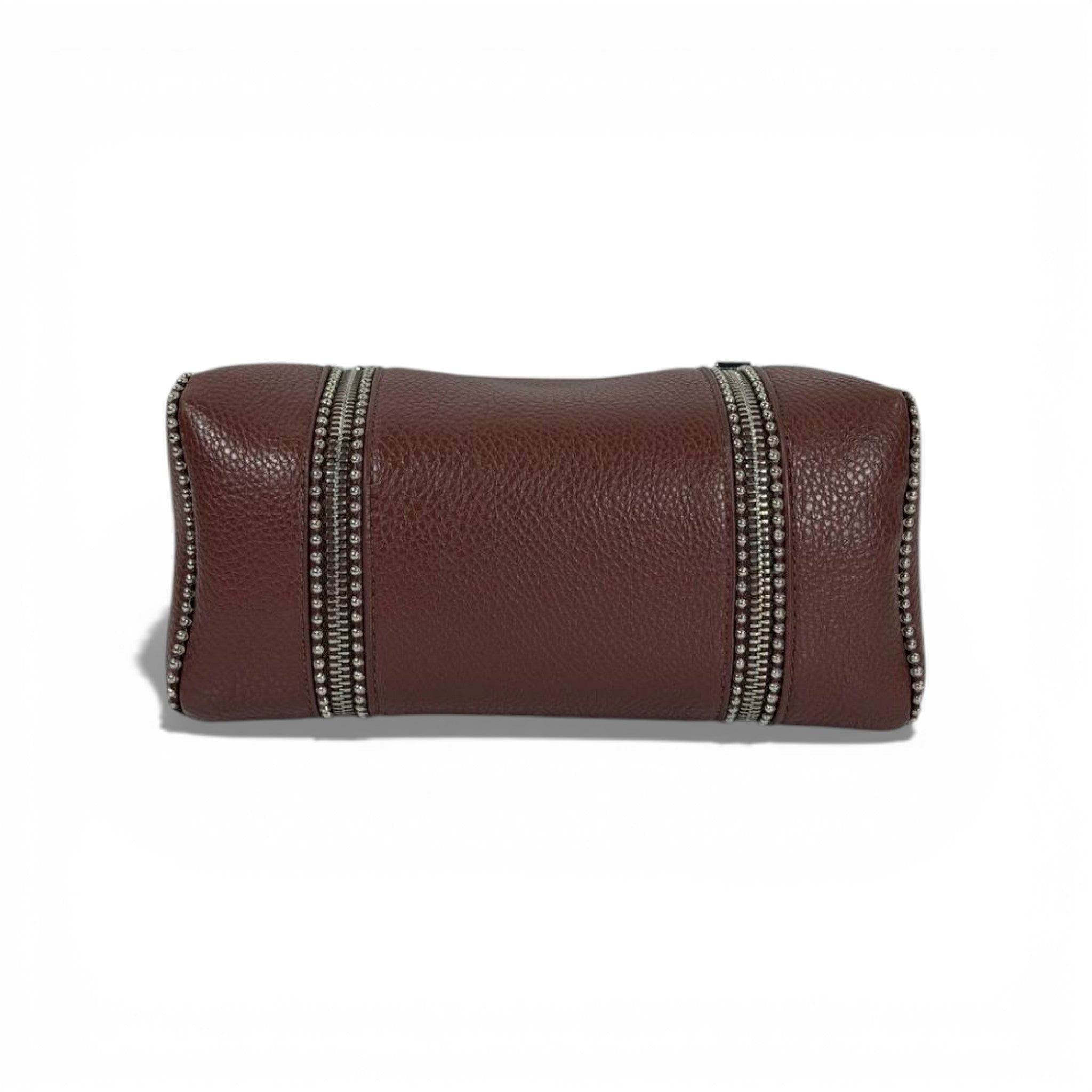 👜 Zadig & Voltaire Style Leather Mini Top-Handle Bag – Brown 🤎✨