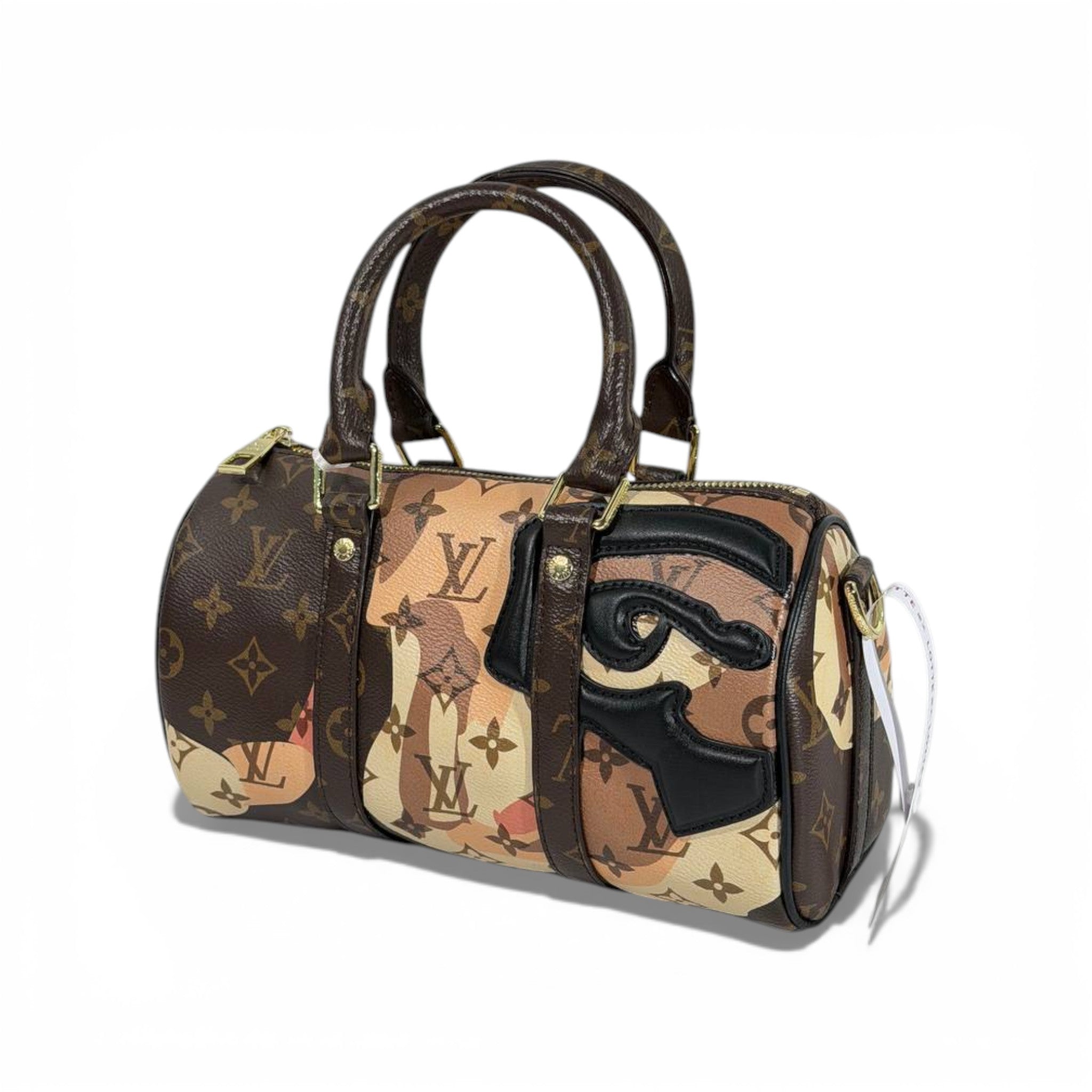 👜 Louis Vuitton Monogram Camouflage Mini Speedy Bag – Artistic Face Design