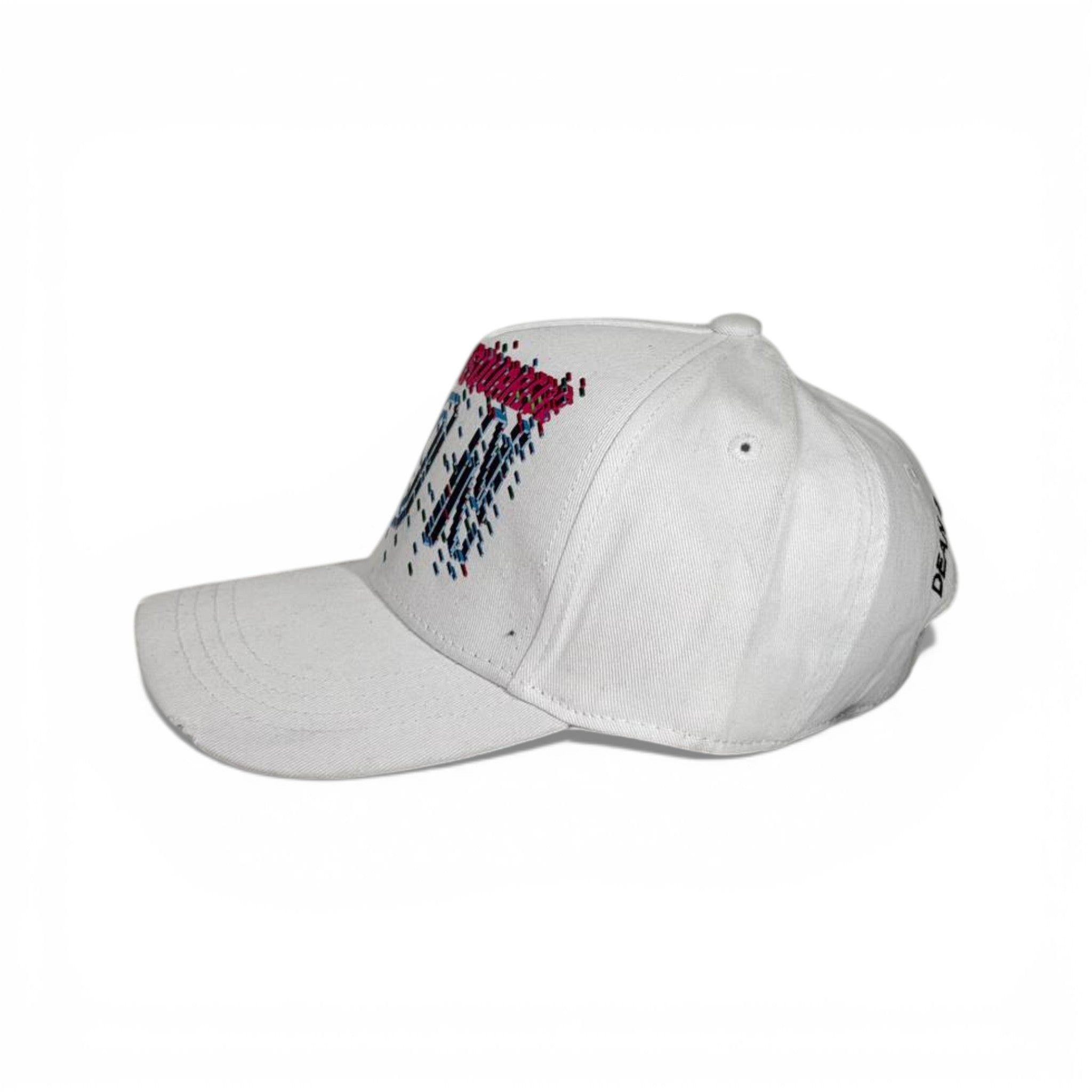 🧢 DSQUARED2 ICON Distressed White Cap