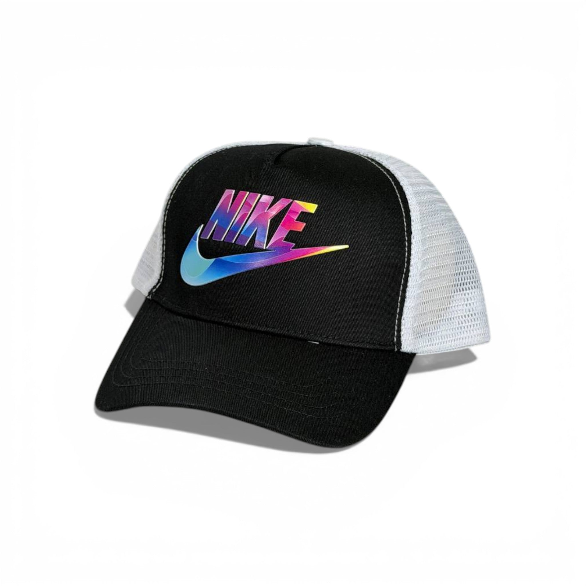 🧢 Nike Trucker Cap – Rainbow Swoosh Street Edition 🌈🔥