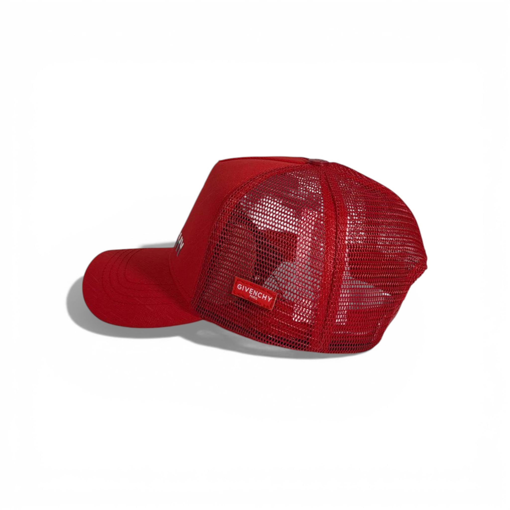 🧢 Givenchy Red Trucker Cap – Iconic 4G Logo Edition ❤️🔥