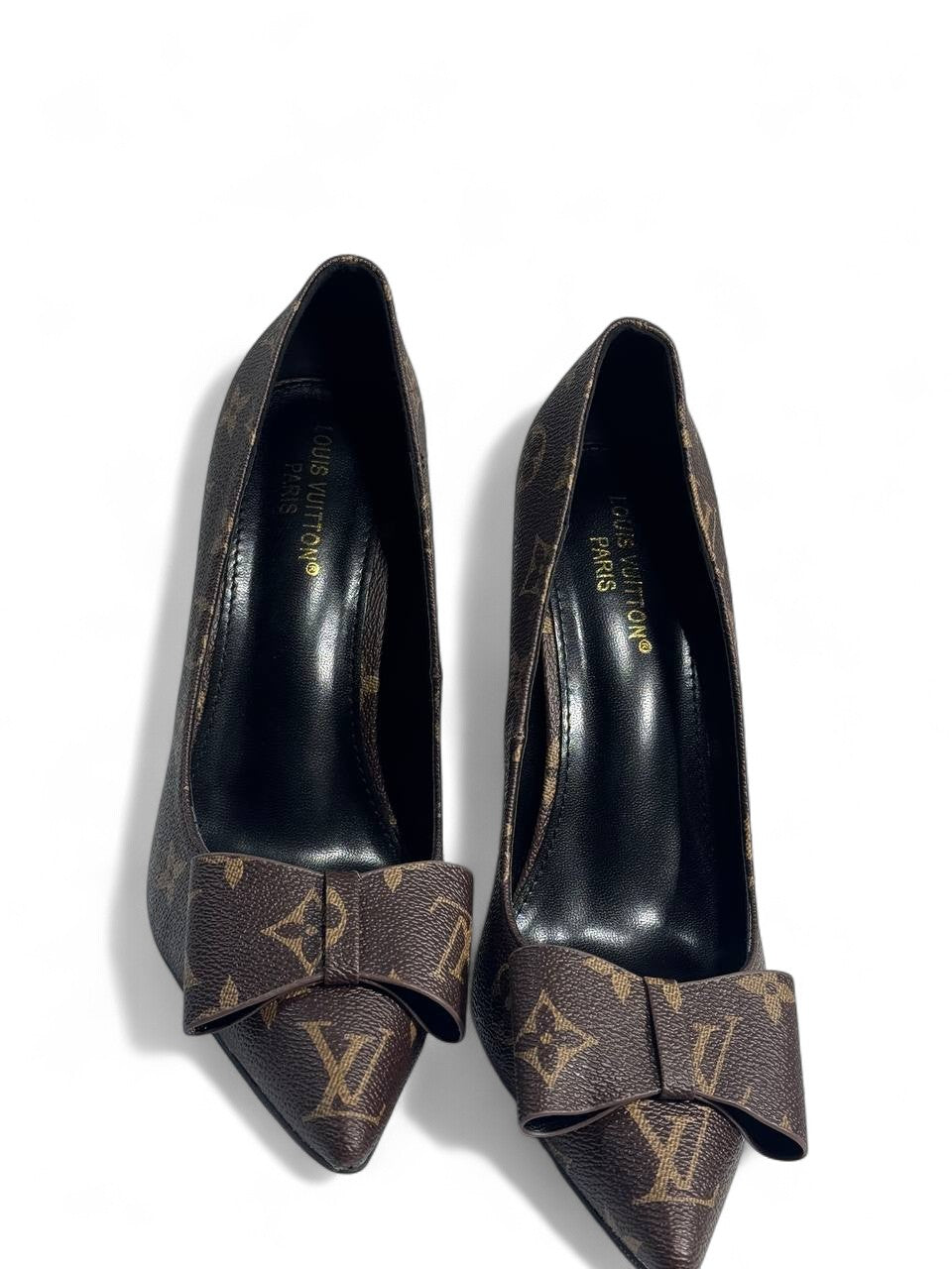 Louis Vuitton Monogram Bow Heels 👠✨ | Luxury Pointed-Toe Pumps for Women