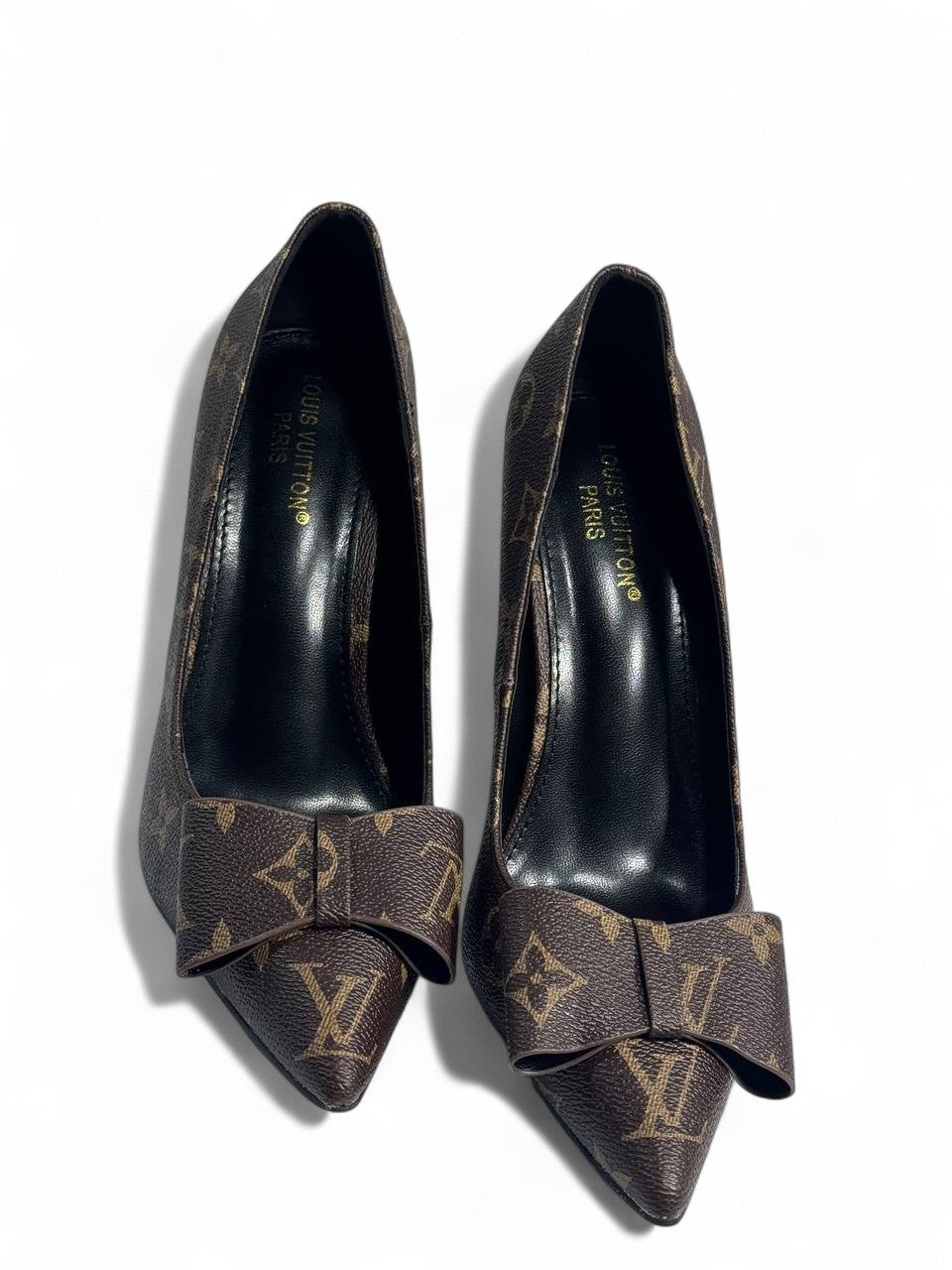 Louis Vuitton Monogram Bow Heels 👠✨ | Luxury Pointed-Toe Pumps for Women