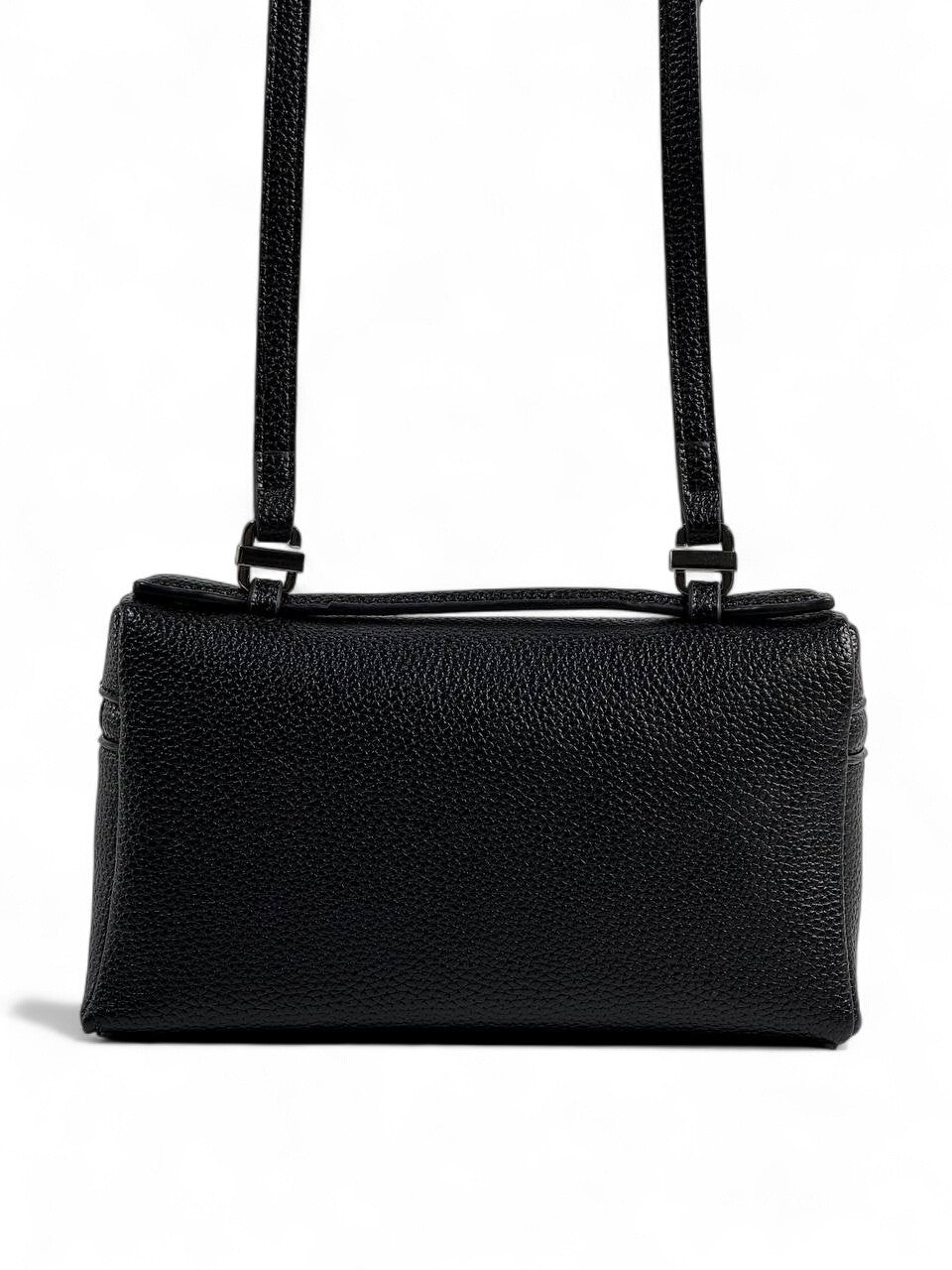 Loro Piana Black Leather Crossbody Bag 🖤✨ | Luxury Structured Shoulder Purse