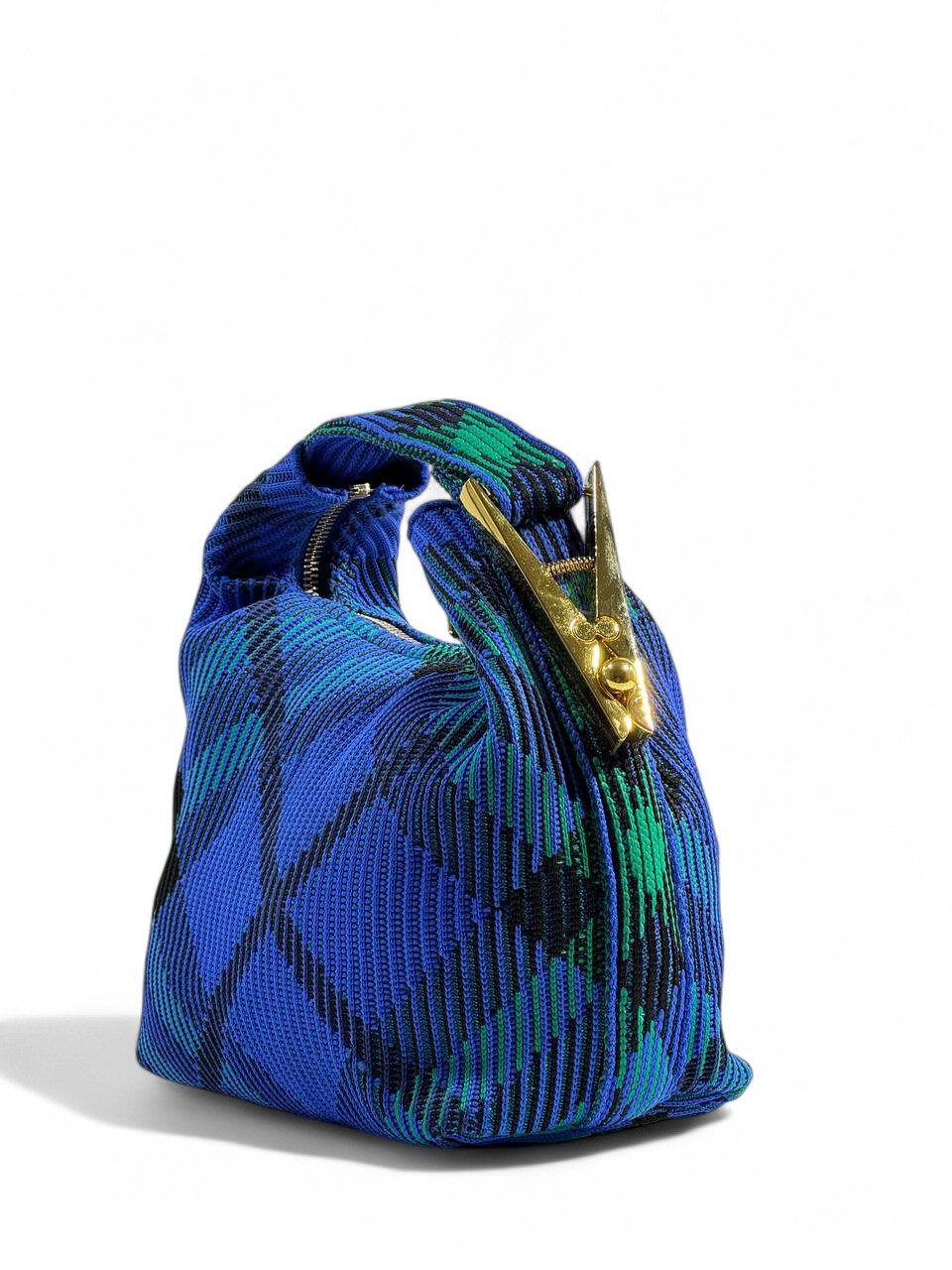 Burberry Blue & Green Check Mini Bag 💙💚✨ | Iconic Plaid Designer Purse