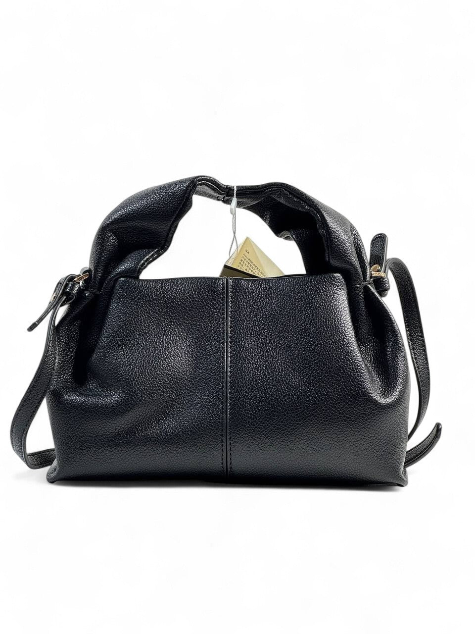 Polène Black Soft Leather Shoulder Bag 🖤 | Timeless Parisian Elegance
