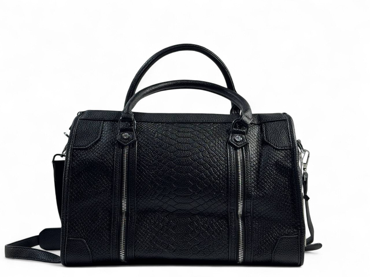 Zadig & Voltaire Black Voltaire Shoulder Bag 🖤 | Bold Parisian Statement