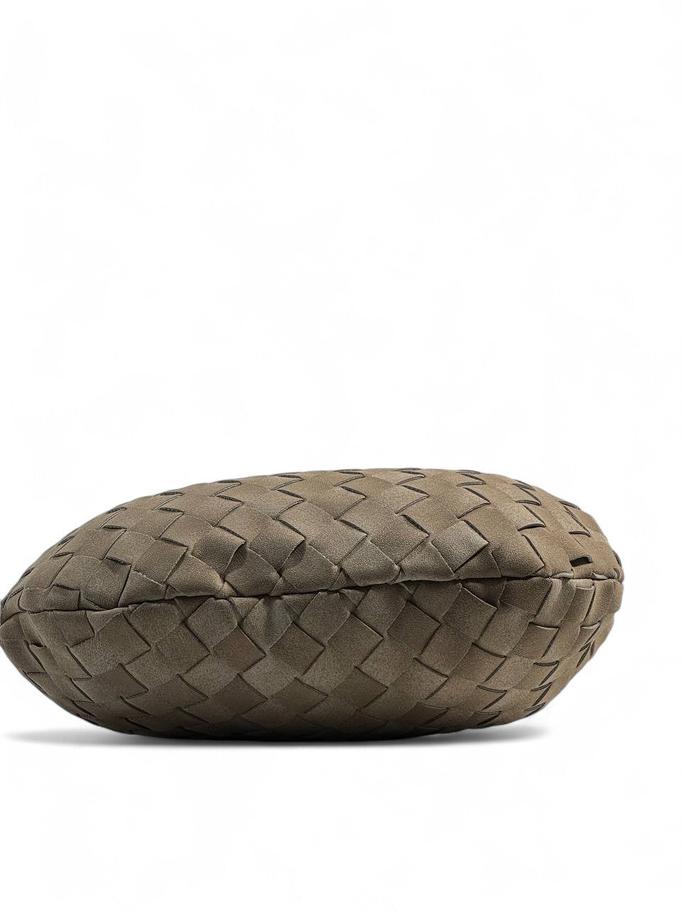 ✨ Bottega Style Knotted Woven Shoulder Bag – Mocha Brown