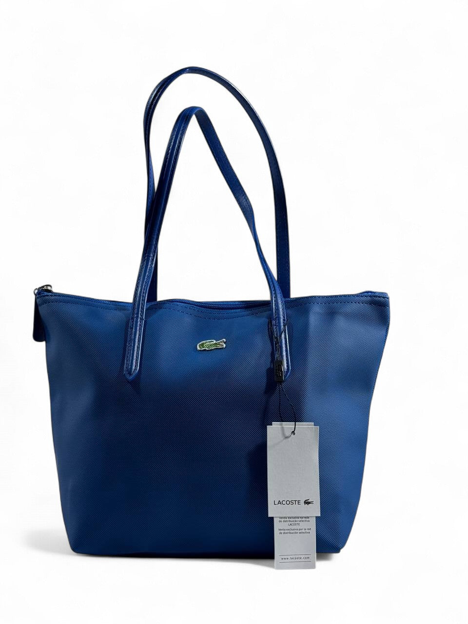 โจ Lacoste Medium Tote Bag โ Royal Blue | Classic & Chic ๐๐ผ