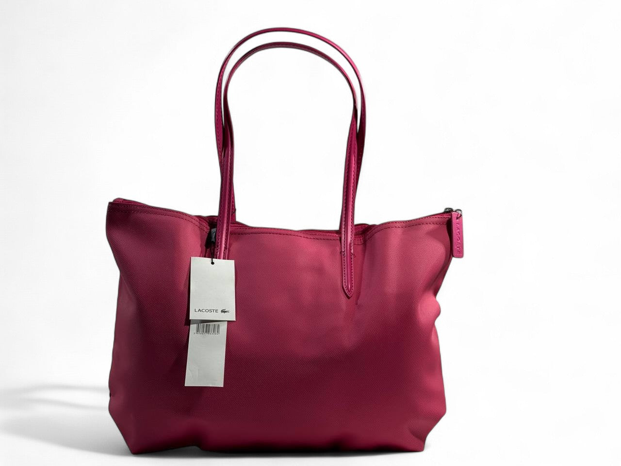 ๐ Lacoste Large Tote Bag โ Bold Pink | Spacious & Stylish ๐โจ