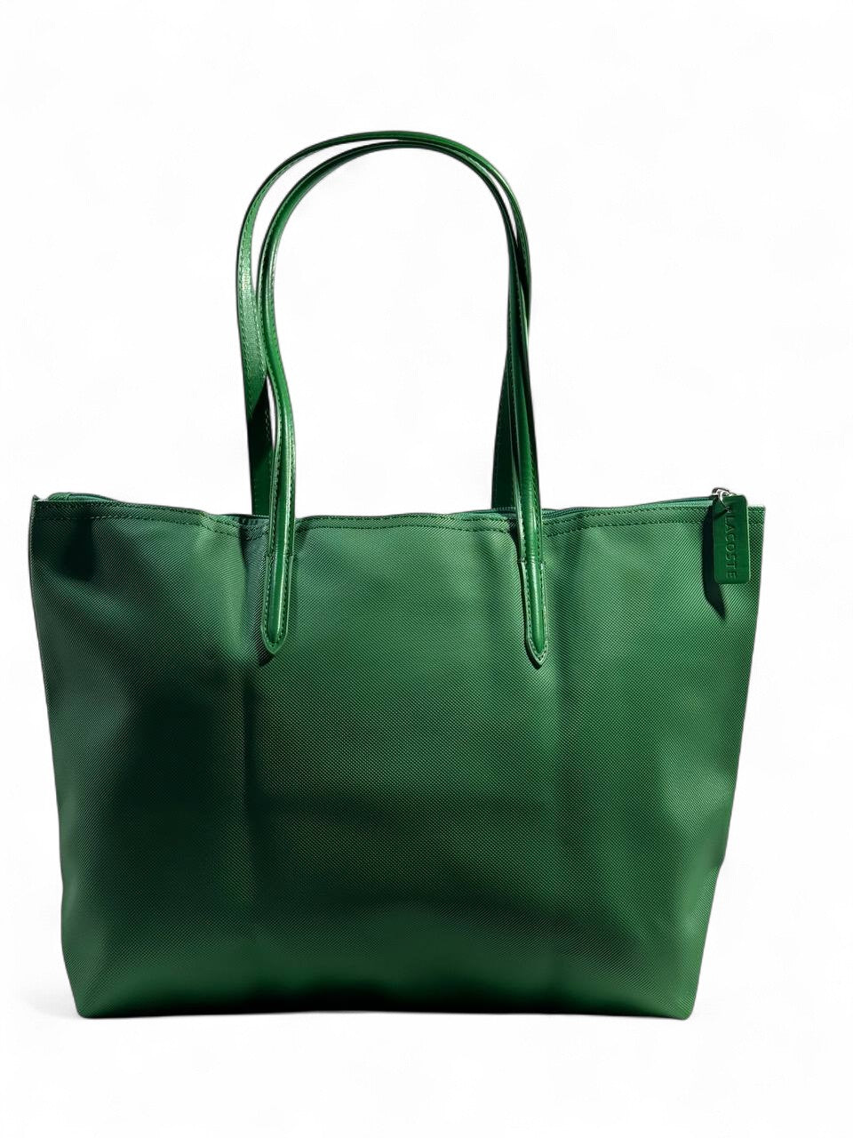 💚 Lacoste Large Tote Bag – Elegant Green | Chic & Spacious 🐊✨