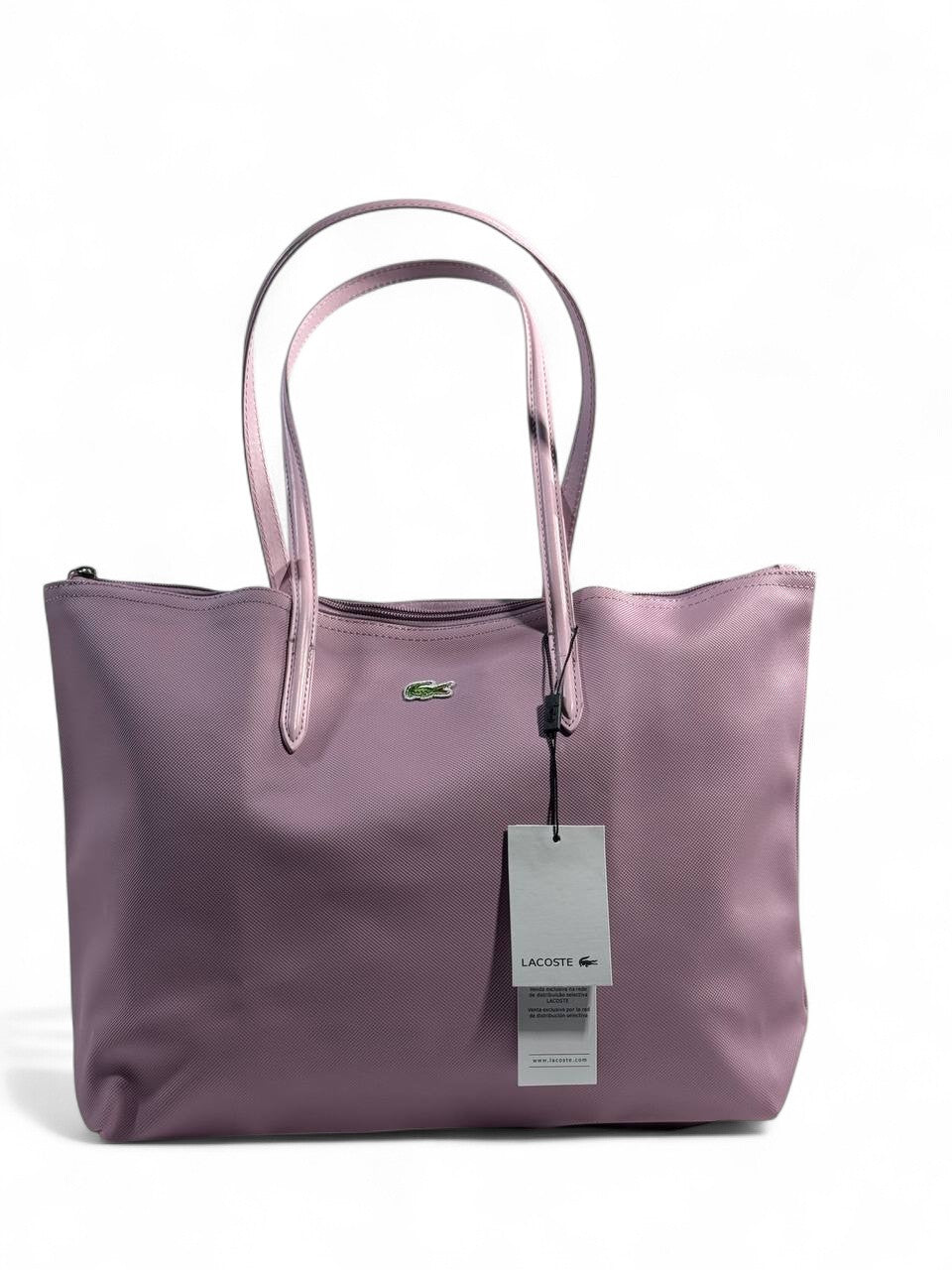 💗 Lacoste Large Tote Bag – Mauve  | Chic & Practical 🐊✨