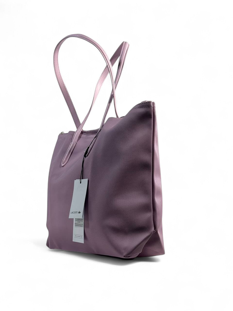 💗 Lacoste Large Tote Bag – Mauve  | Chic & Practical 🐊✨