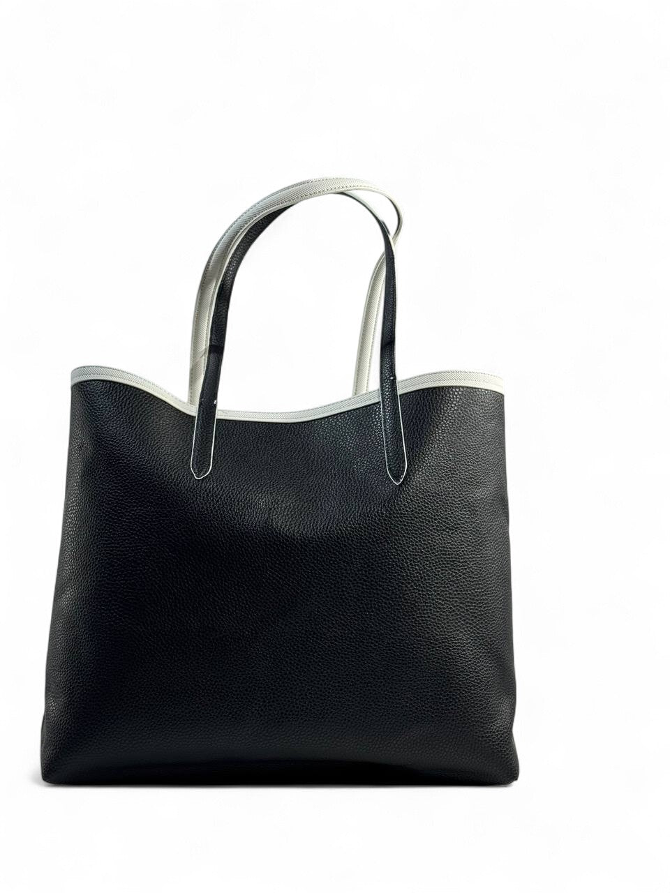 Lacoste Double-Face Large Tote Bag 🖤🤍 — Reversible with Logo Pouch | Premium Chic Style