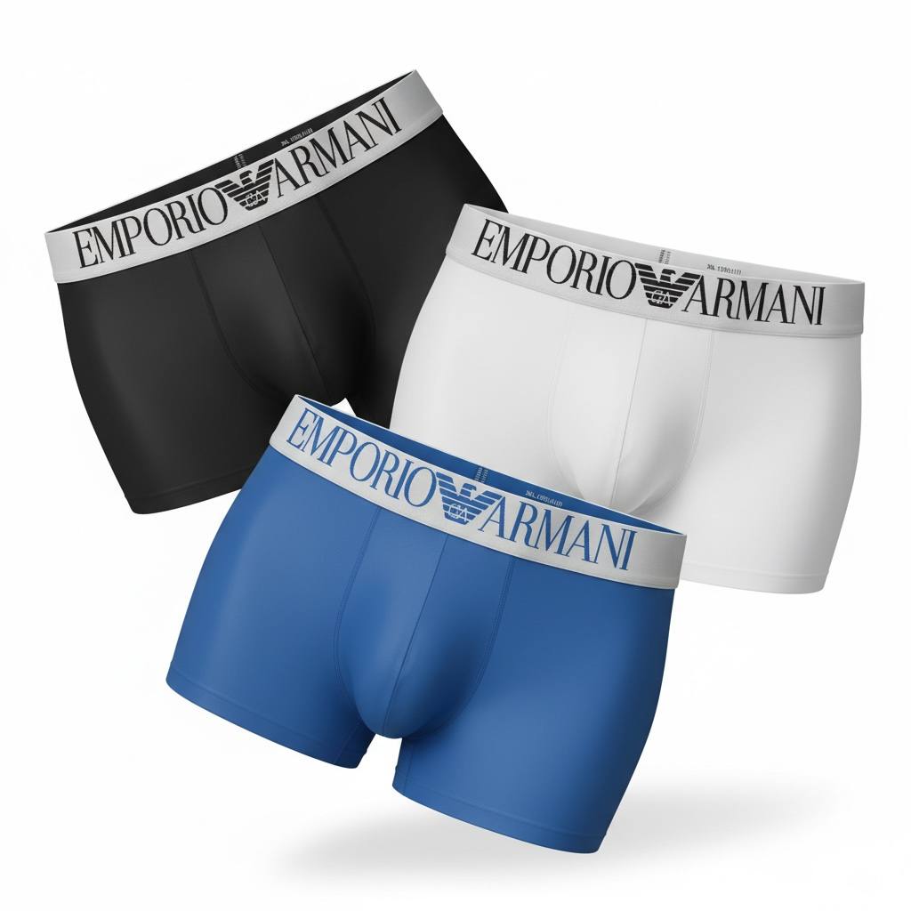 Emporio Armani Mesh 3-Pack Boxer Briefs 🔥 Premium Men’s Luxury Underwear Set