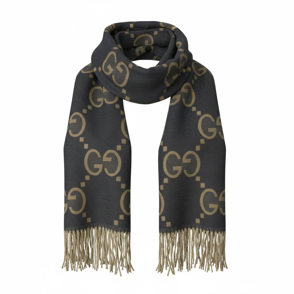Gucci Double-Face GG Wool Scarf – Timeless Luxury Winter Essential 🧣✨
