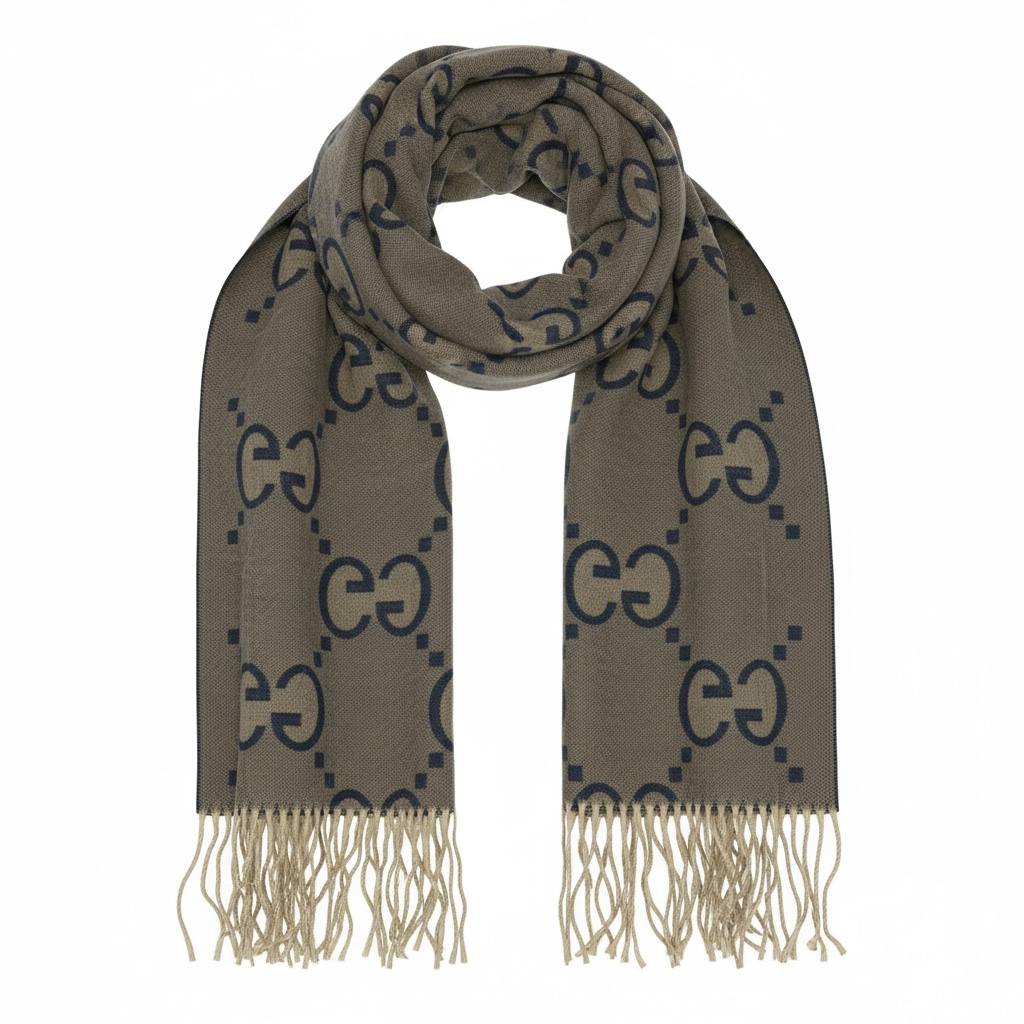 Gucci Double-Face GG Wool Scarf – Timeless Luxury Winter Essential 🧣✨
