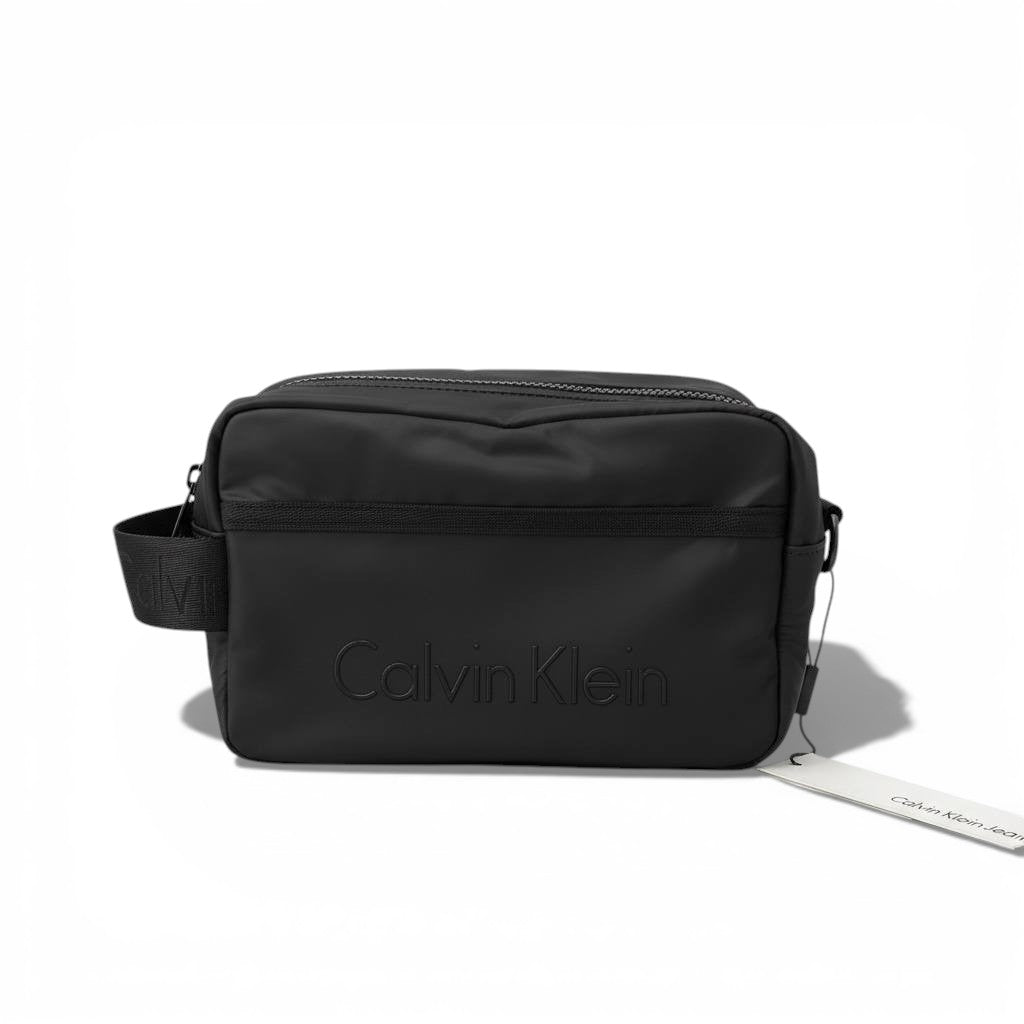 🖤 Calvin Klein Minimalist Black Toiletry Pouch