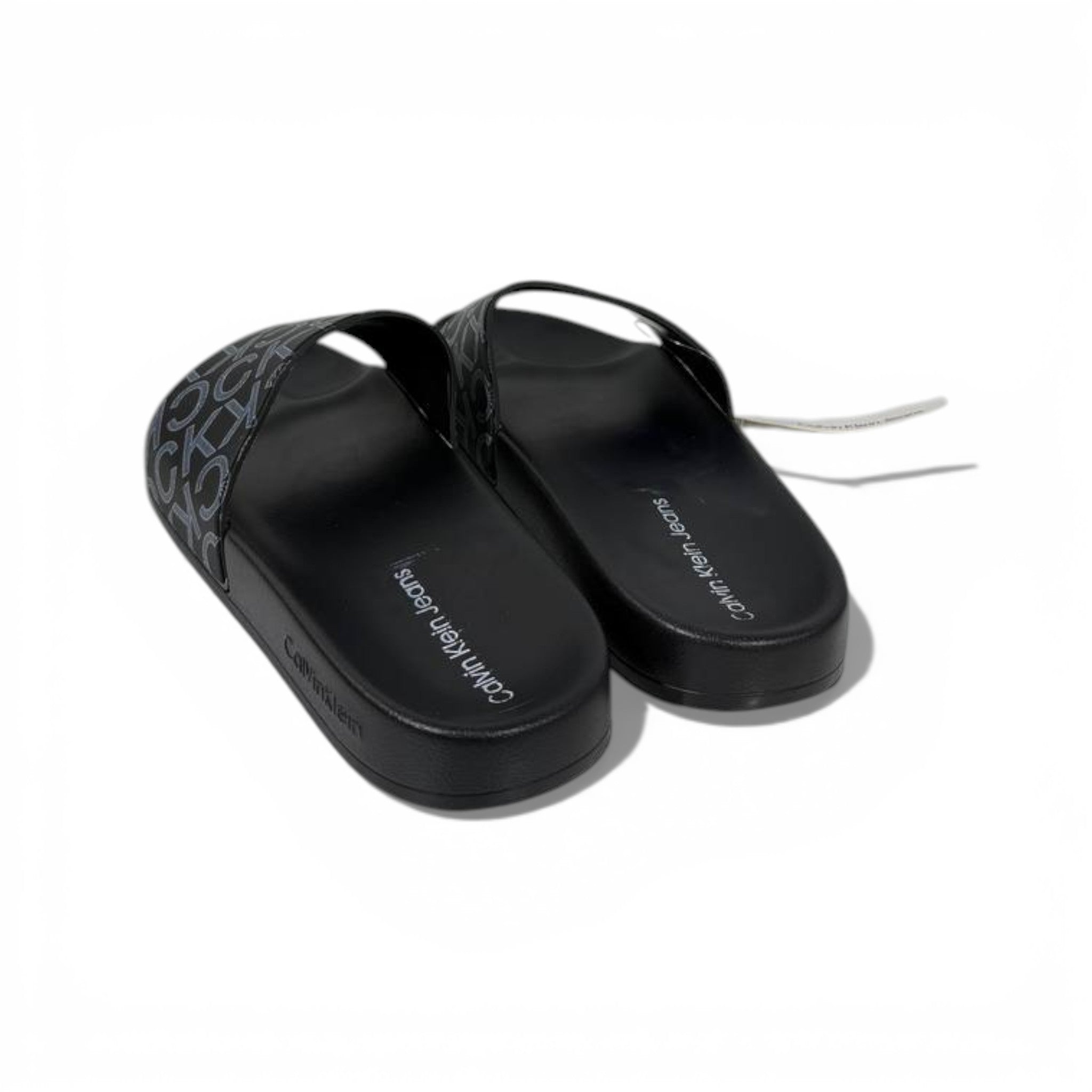 š¤ Calvin Klein Monogram Black Slides