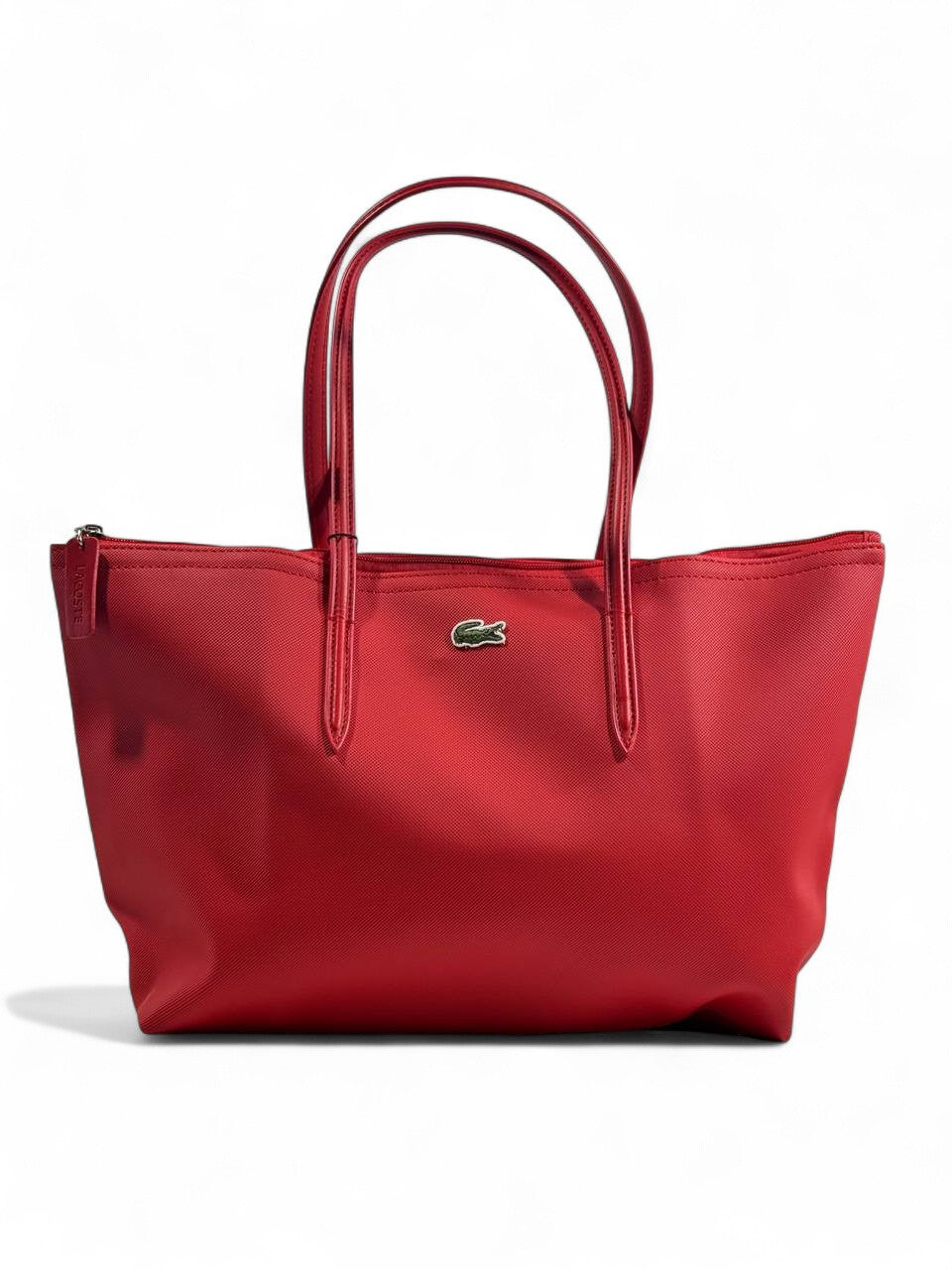 Lacoste Red Tote Bag – Iconic Minimal Edition ❤️🐊