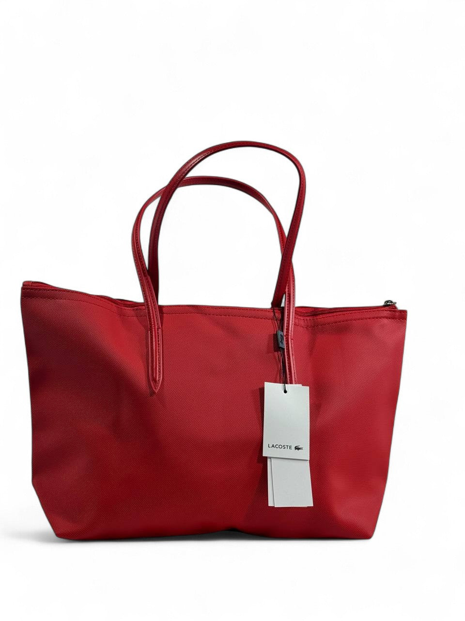 Lacoste Red Tote Bag – Iconic Minimal Edition ❤️🐊