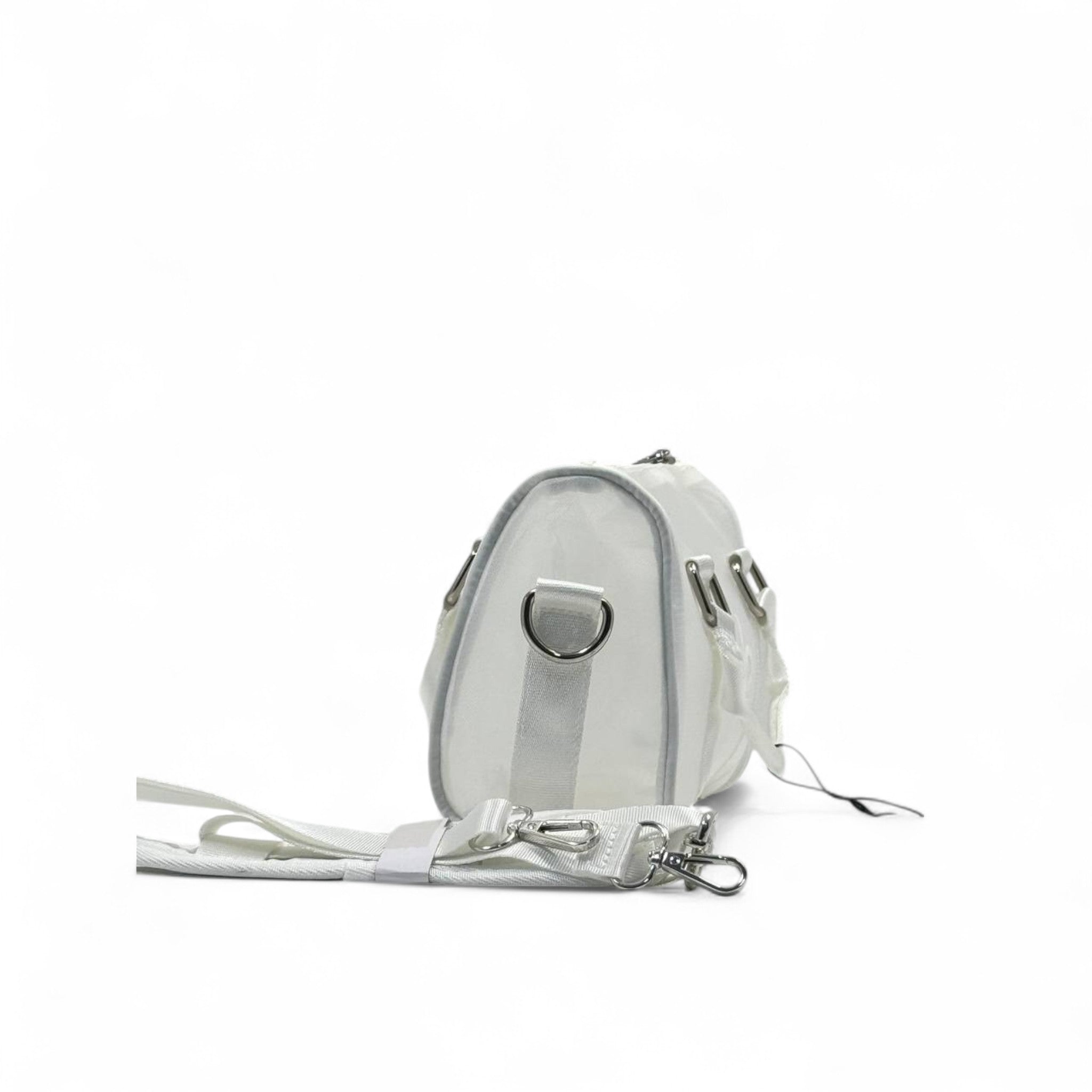 Alo Clear Mini Duffel Bag – Frost White ❄️👜
