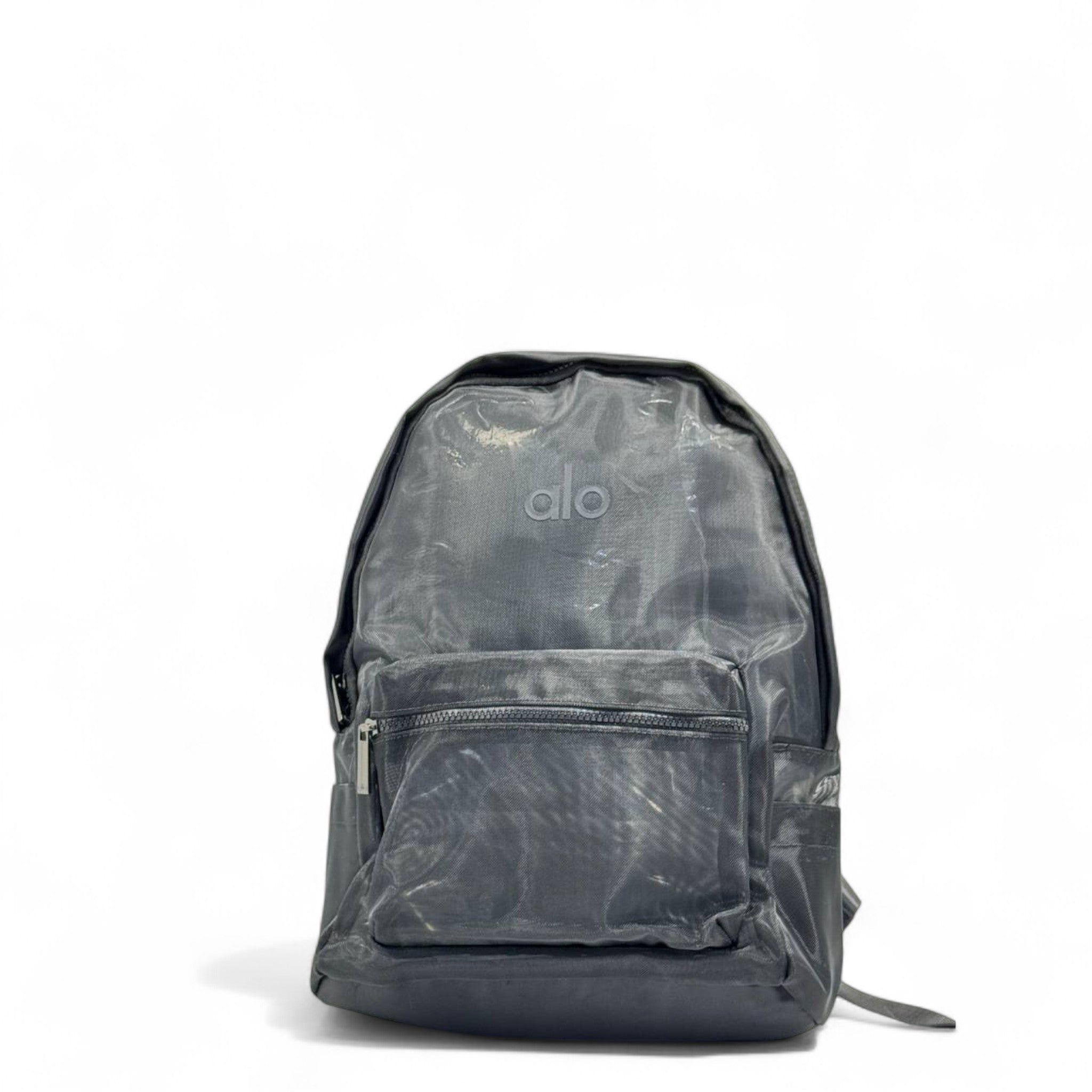 Alo Transparent Mesh Backpack – Midnight Black 🖤🎒