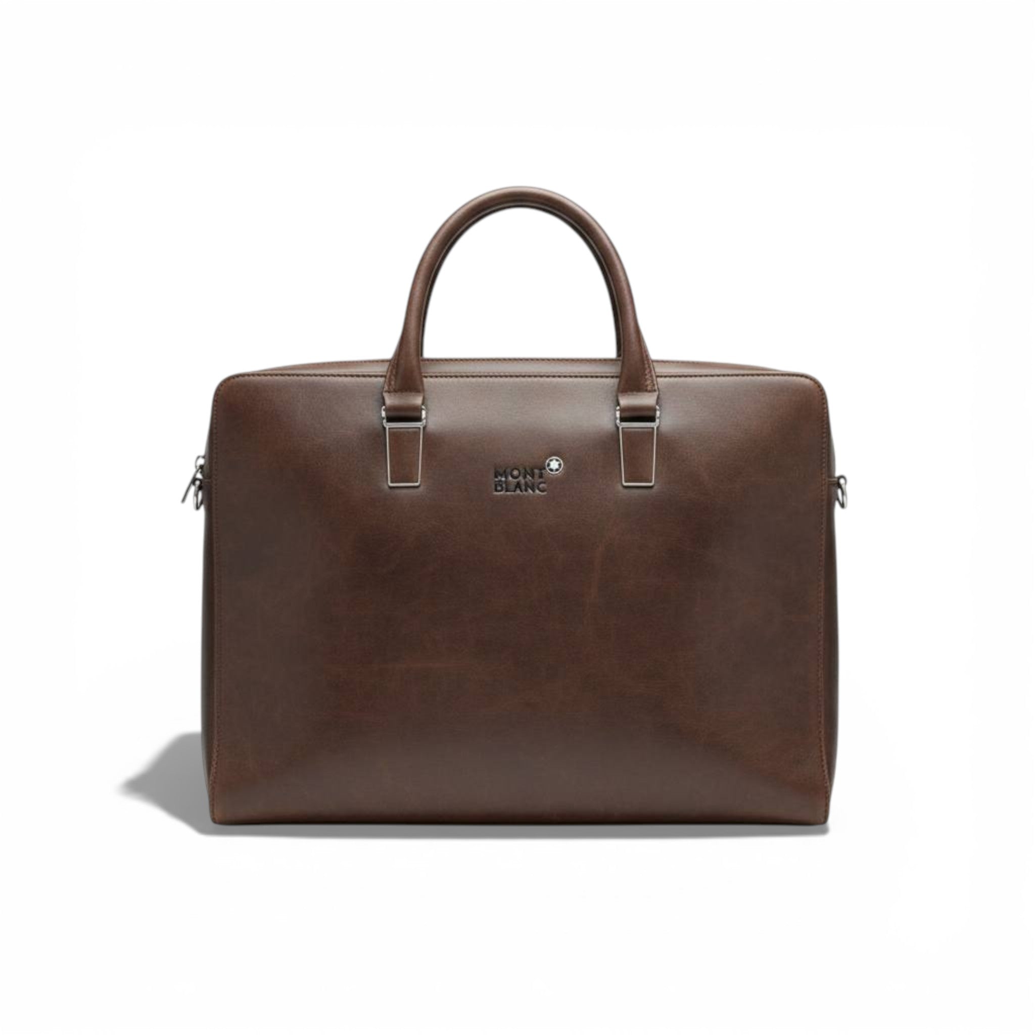 🤎 Montblanc Classic Leather Business Bag – Brown | Executive Elegance ✨