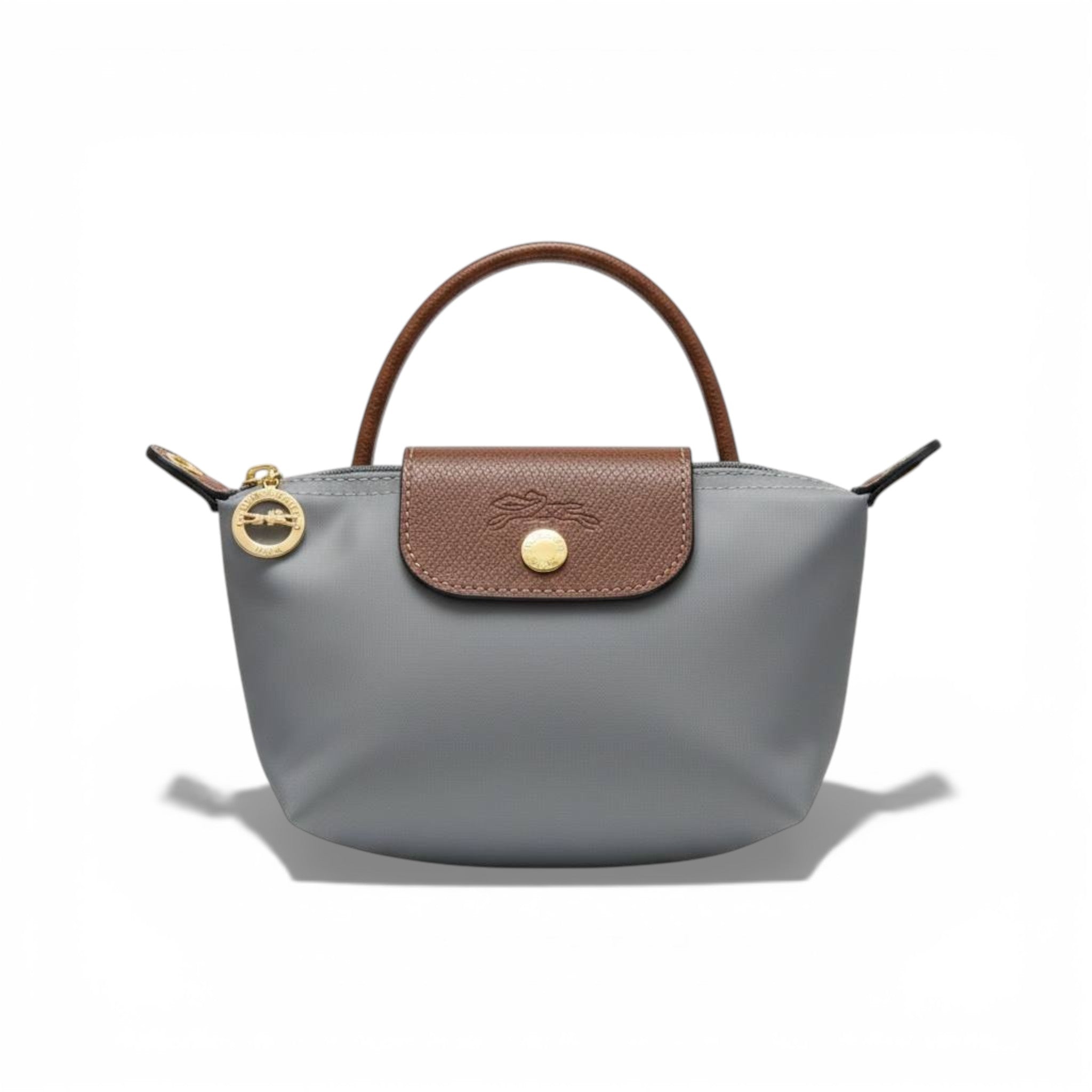 🩶 Soft Grey Mini Top-Handle Bag | Everyday Chic Essential ✨