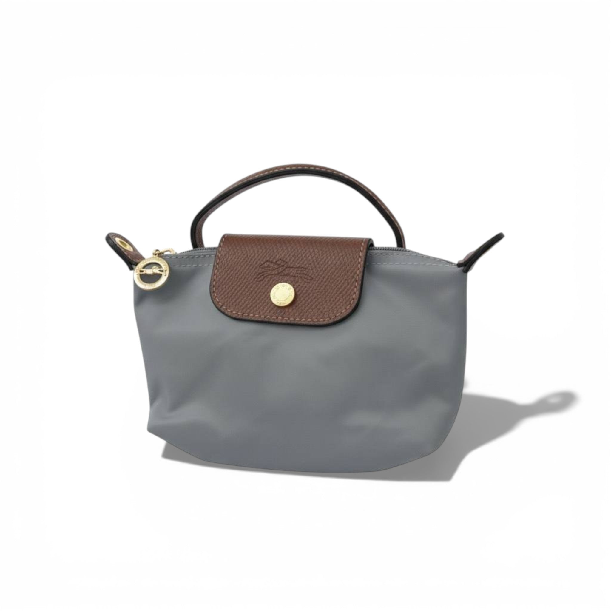🩶 Soft Grey Mini Top-Handle Bag | Everyday Chic Essential ✨