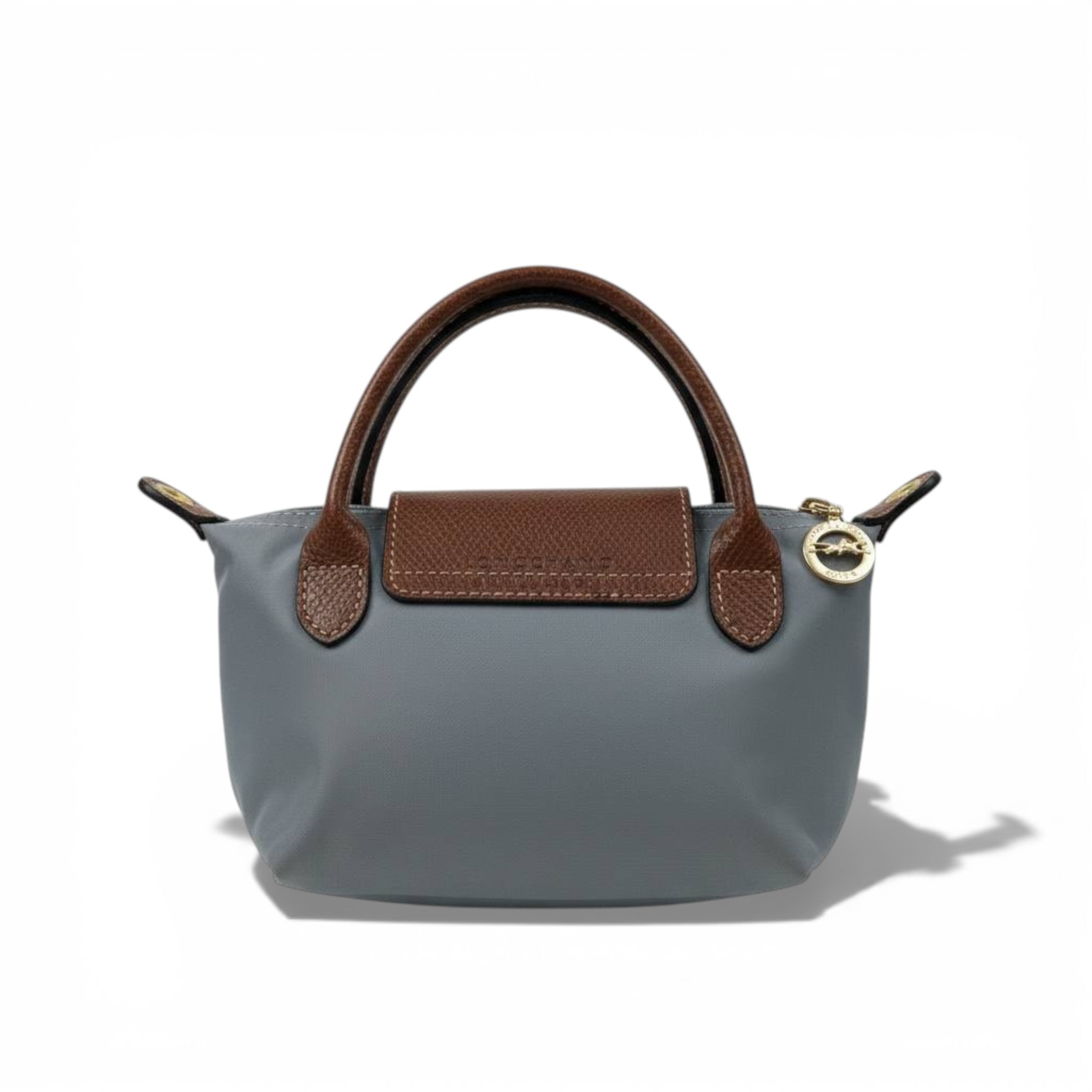 🩶 Soft Grey Mini Top-Handle Bag | Everyday Chic Essential ✨