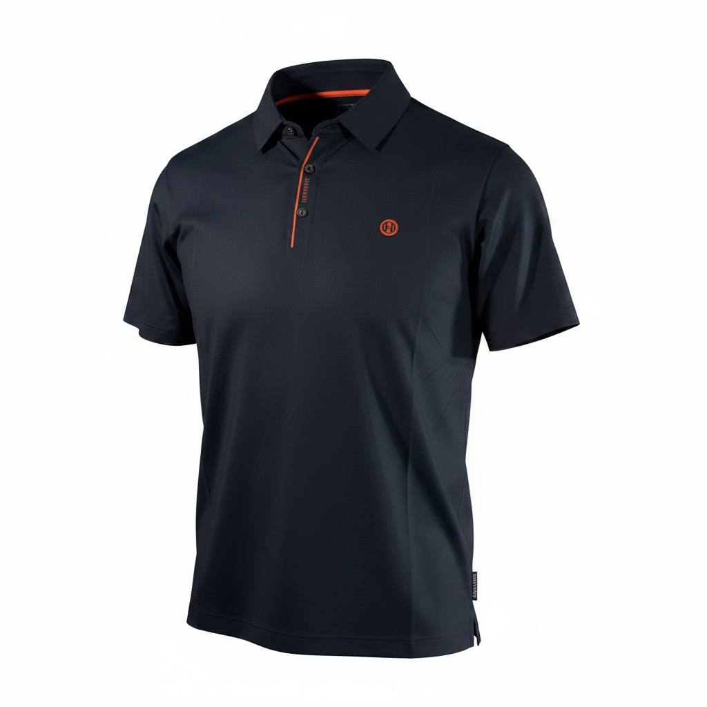 Hermès Premium Navy Polo Shirt – Modern Luxury Slim Fit Polo 👕💙