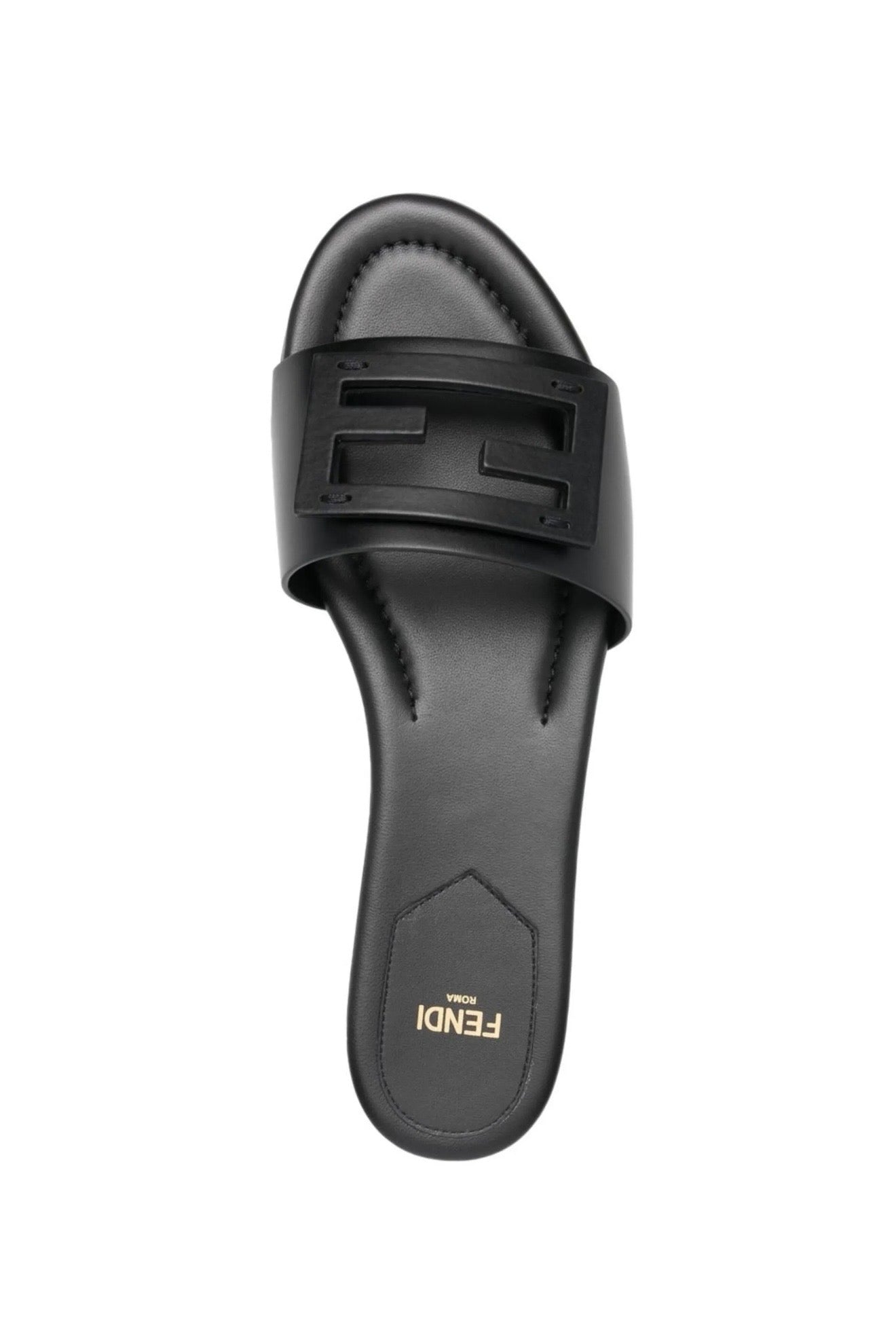 FENDI FF Logo Slides 🖤✨ | Minimal Luxury Comfort